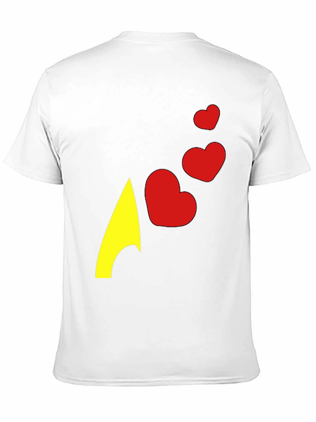 Heart Arrow Graphic Tee - Black Casual Shirt