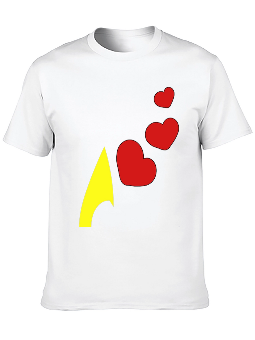 Heart Arrow Graphic Tee - Black Casual Shirt
