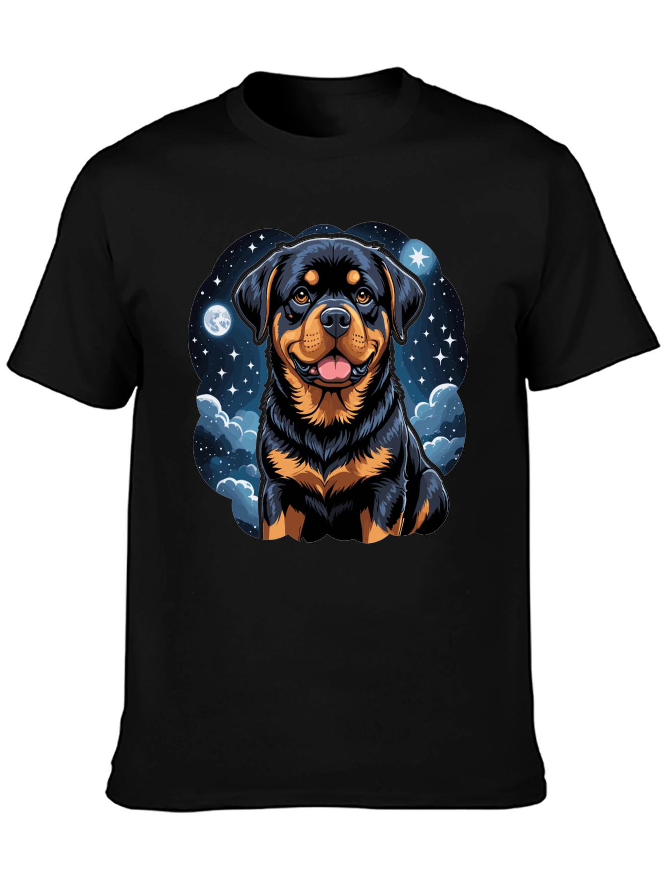 Rottweiler Dog Lover Black T-Shirt
