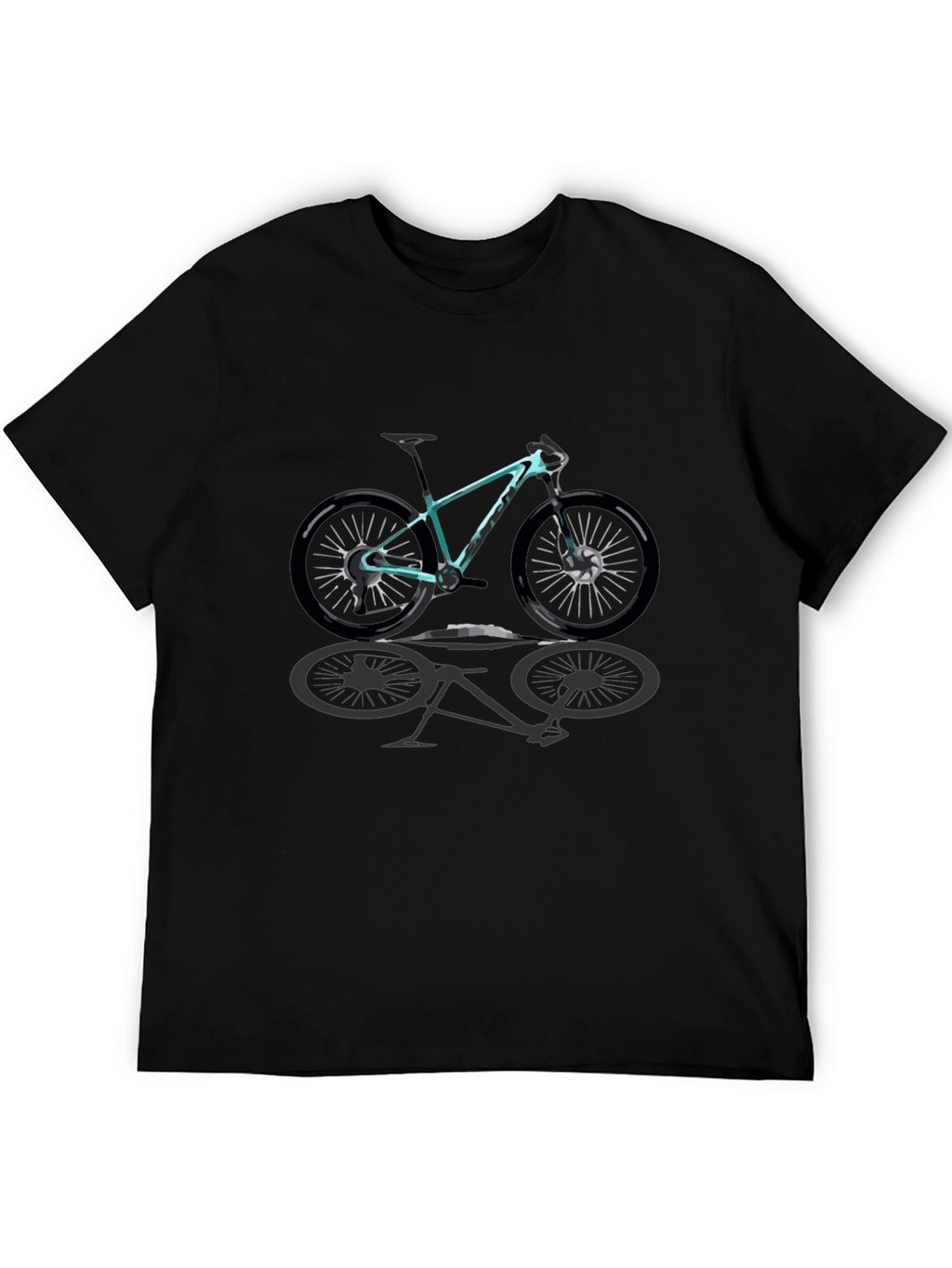 Mountain Bike Graphic T-Shirt - Casual Style