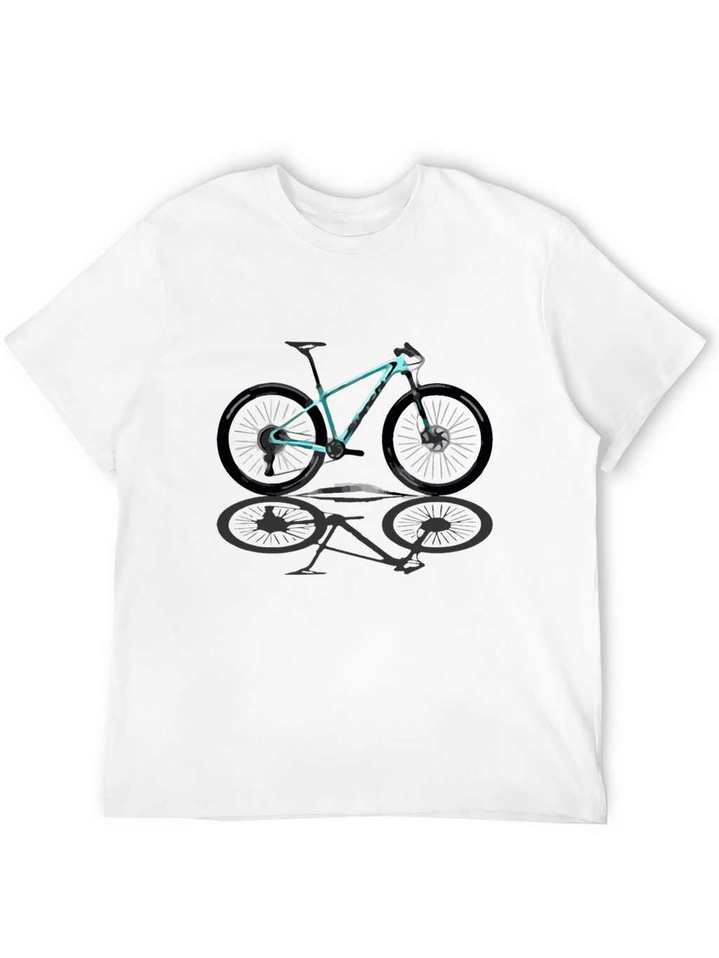 Mountain Bike Graphic T-Shirt - Casual Style