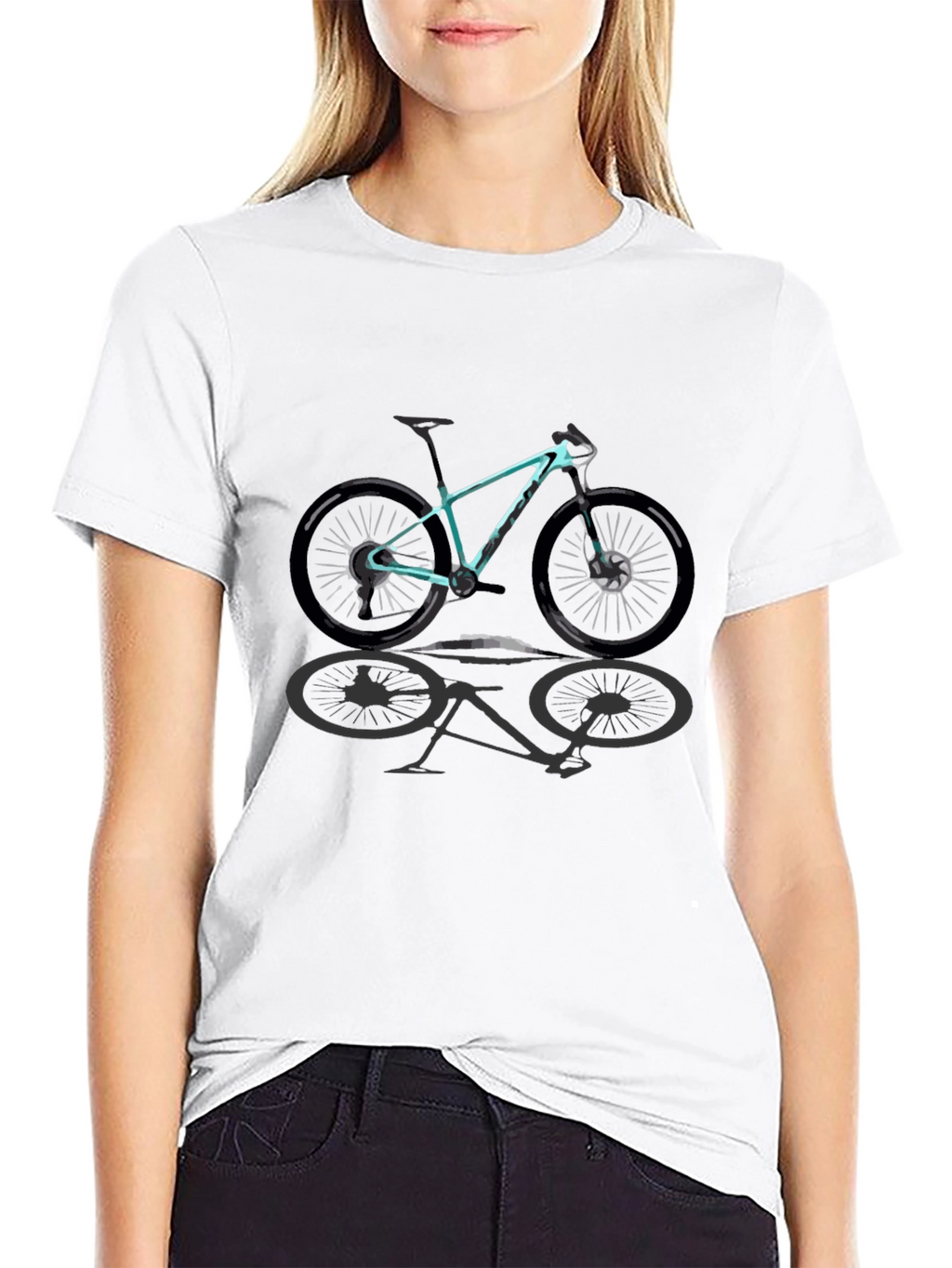 Mountain Bike Graphic T-Shirt - Casual Style