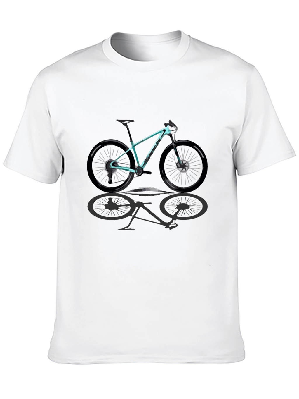 Mountain Bike Graphic T-Shirt - Casual Style