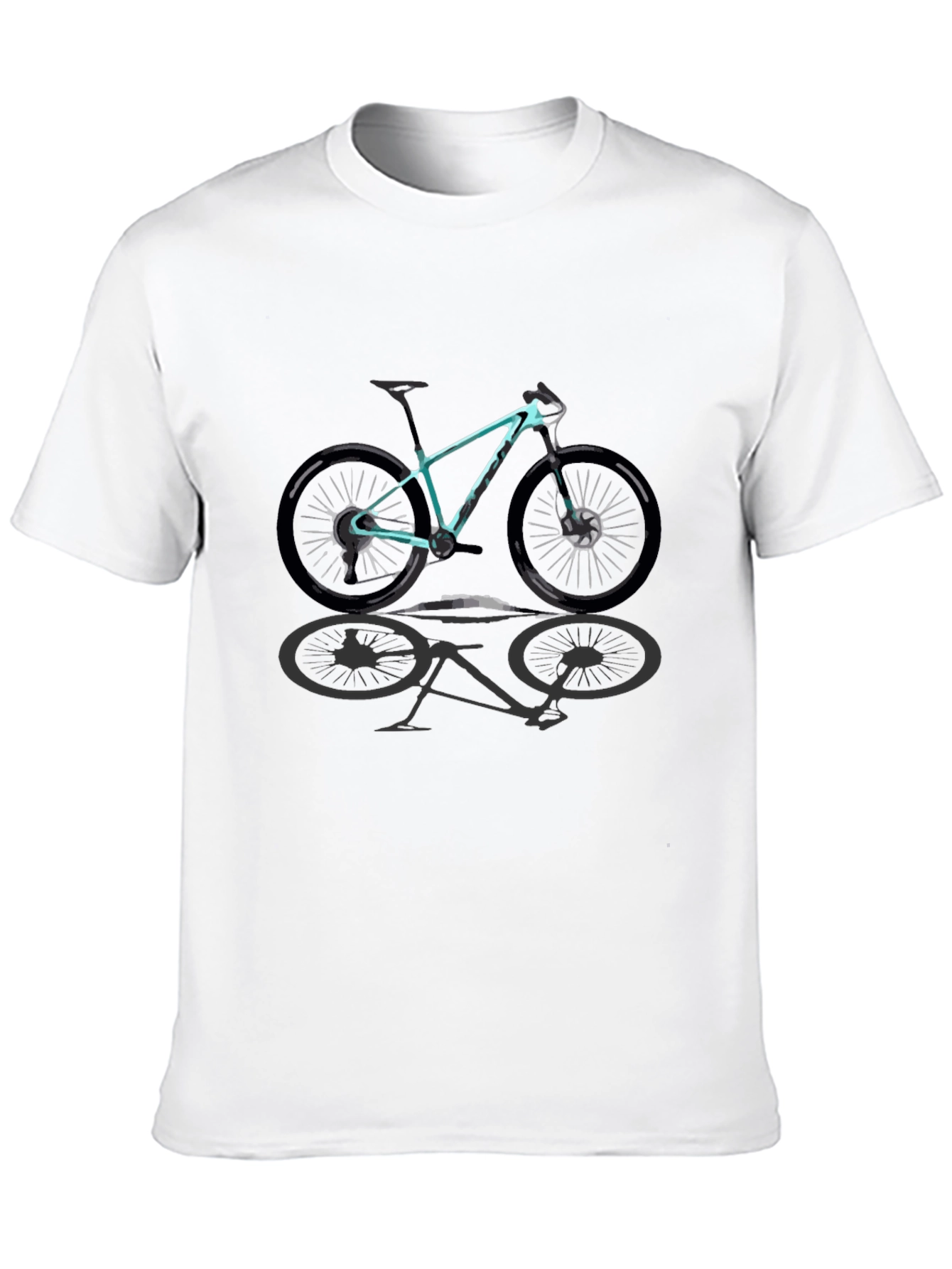 Mountain Bike Graphic T-Shirt - Casual Style