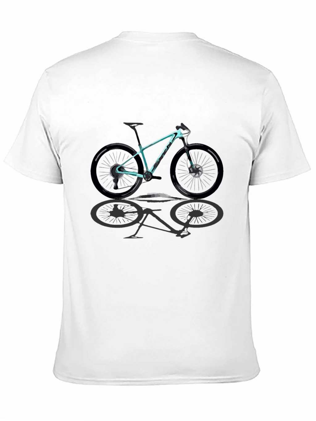 Mountain Bike Graphic T-Shirt - Casual Style