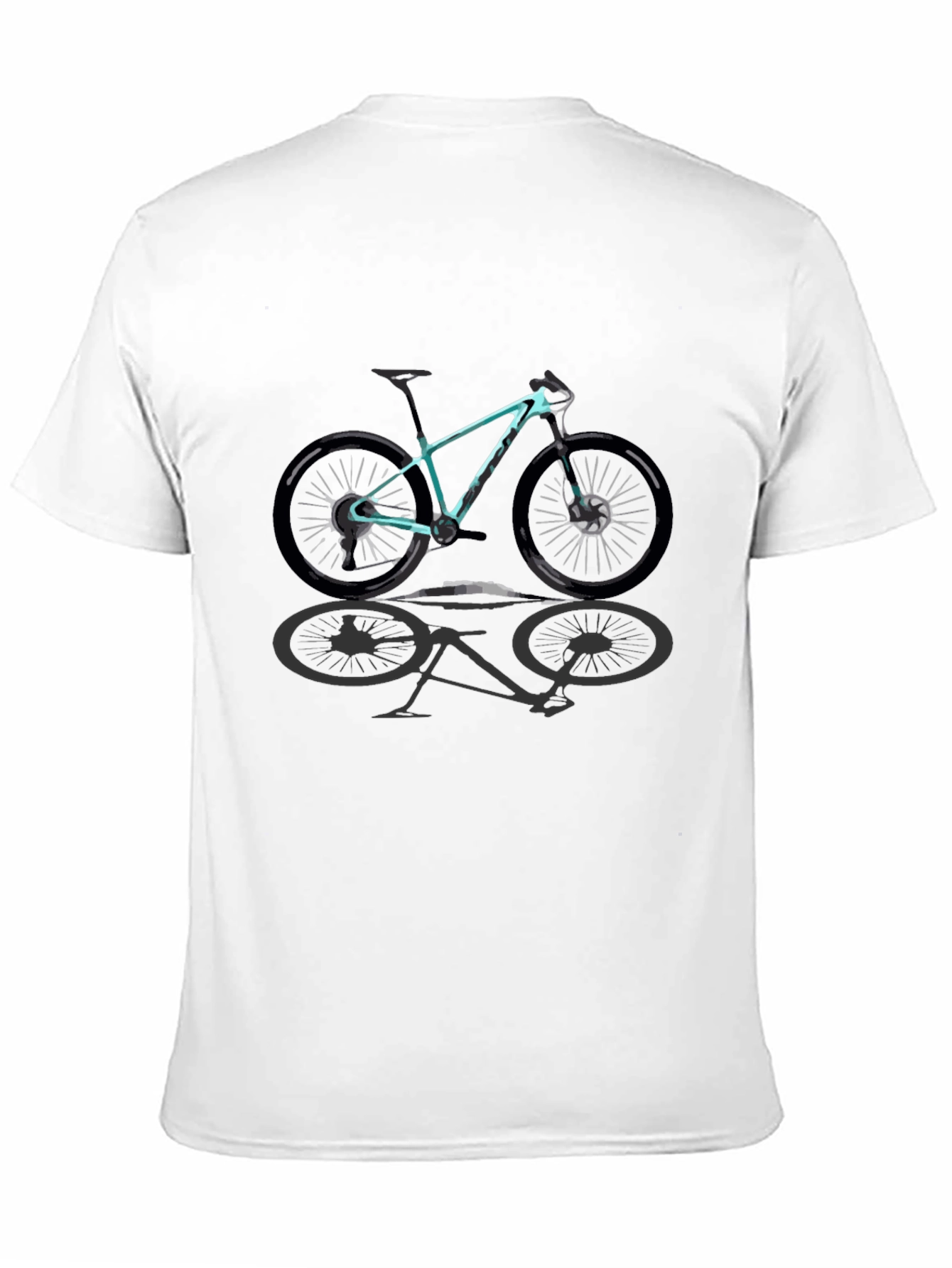 Mountain Bike Graphic T-Shirt - Casual Style
