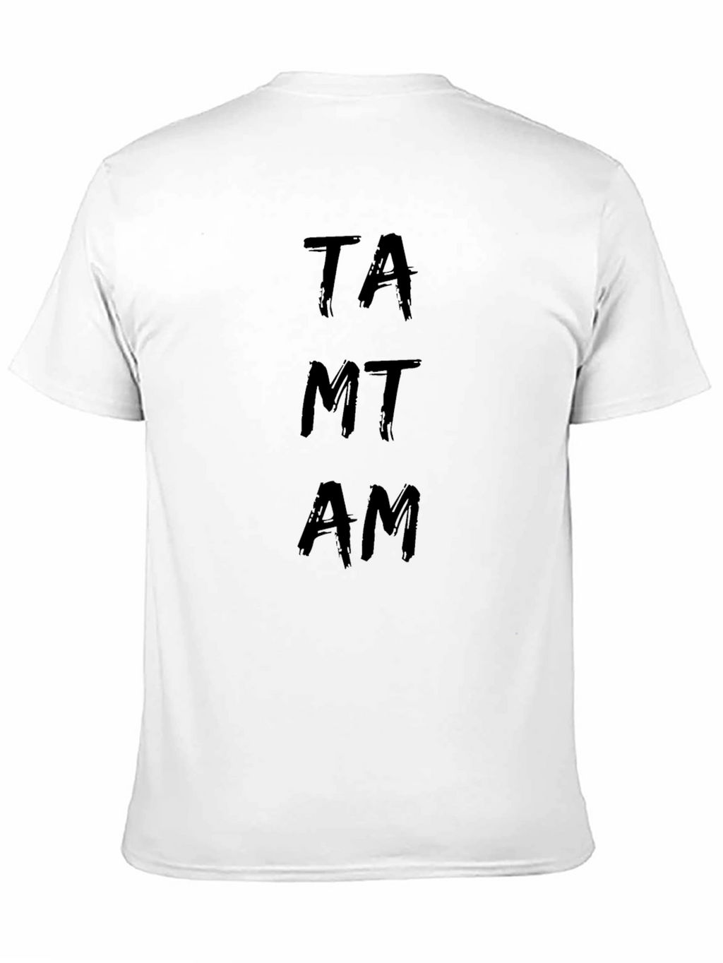 TAMTAM Black Graphic Tee - Unique Style