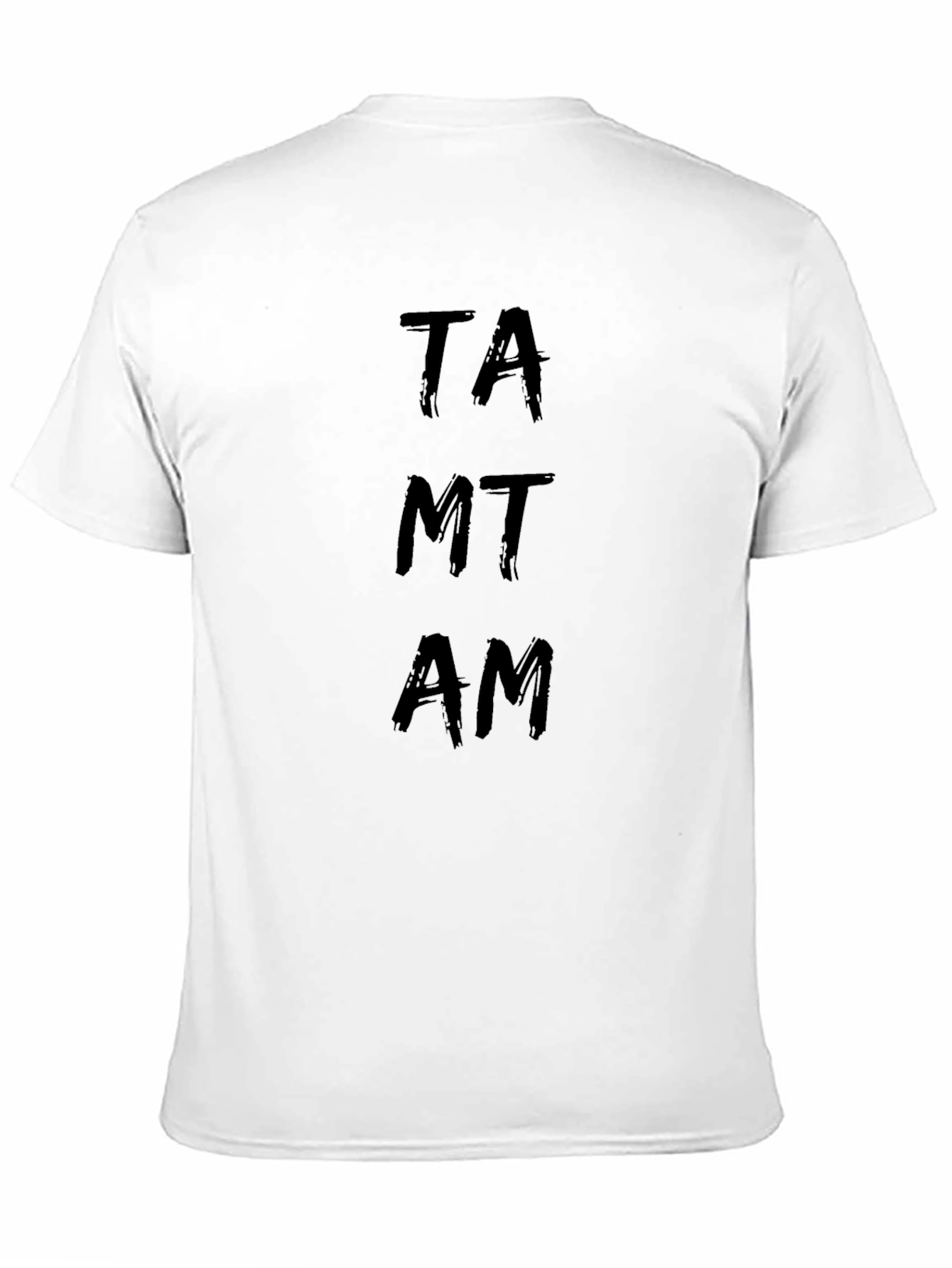 TAMTAM Black Graphic Tee - Unique Style