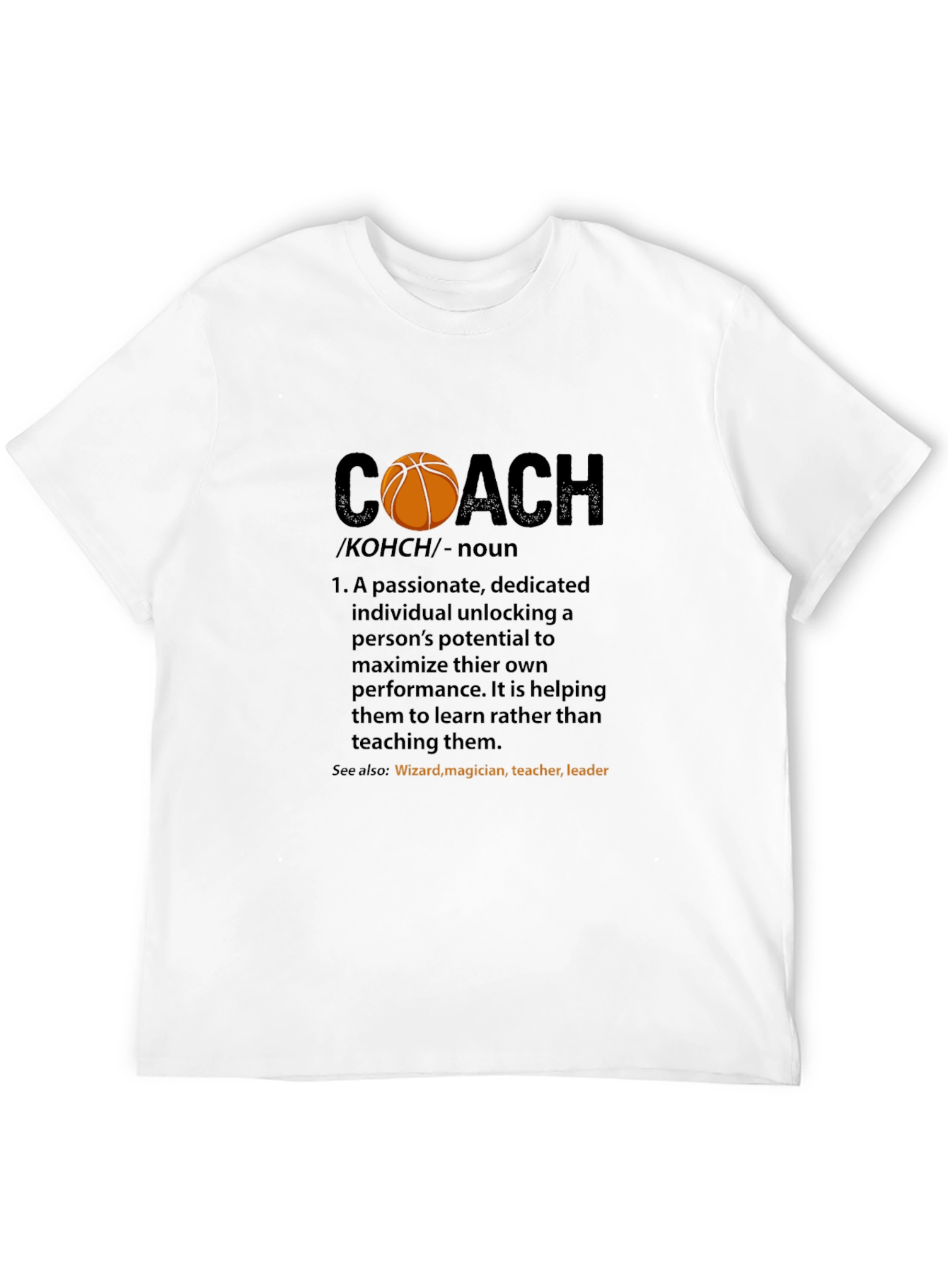 Coach Definition Black T-Shirt
