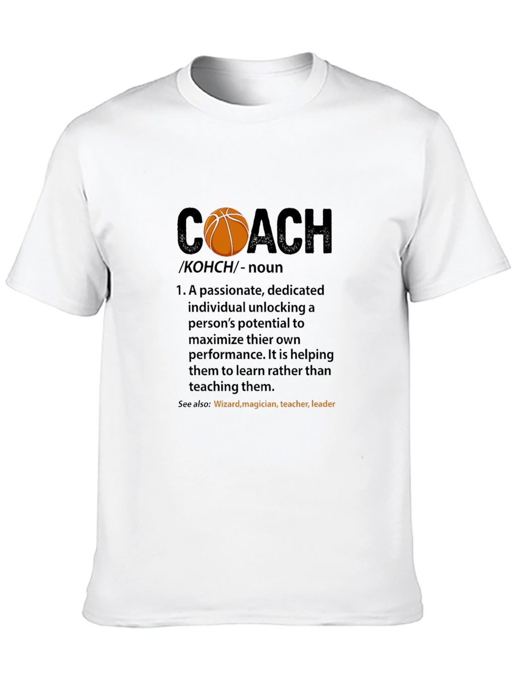 Coach Definition Black T-Shirt