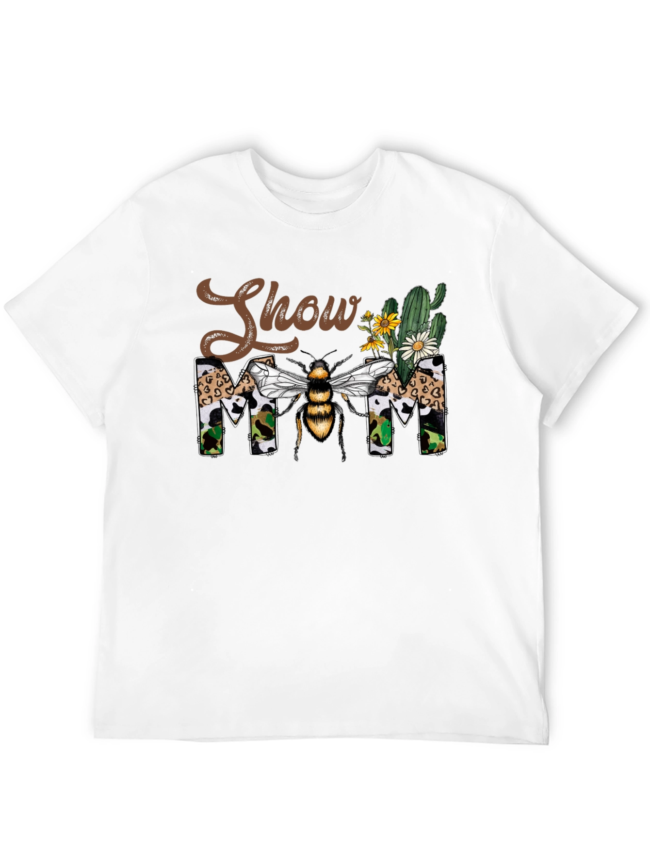 Show Mom Bee Graphic T-Shirt