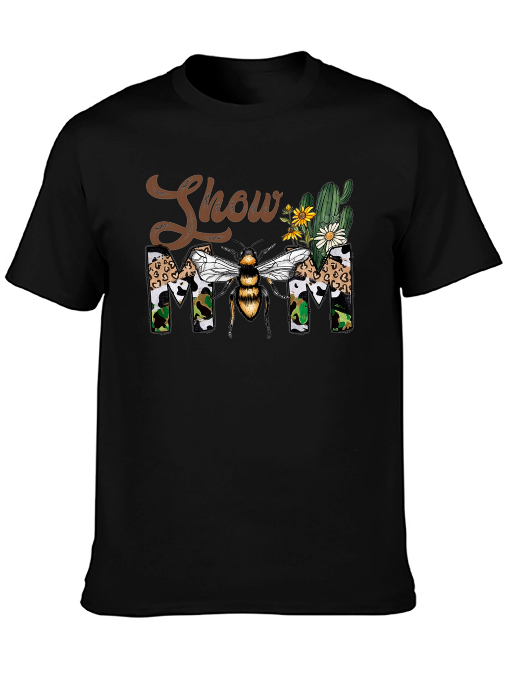 Show Mom Bee Graphic T-Shirt