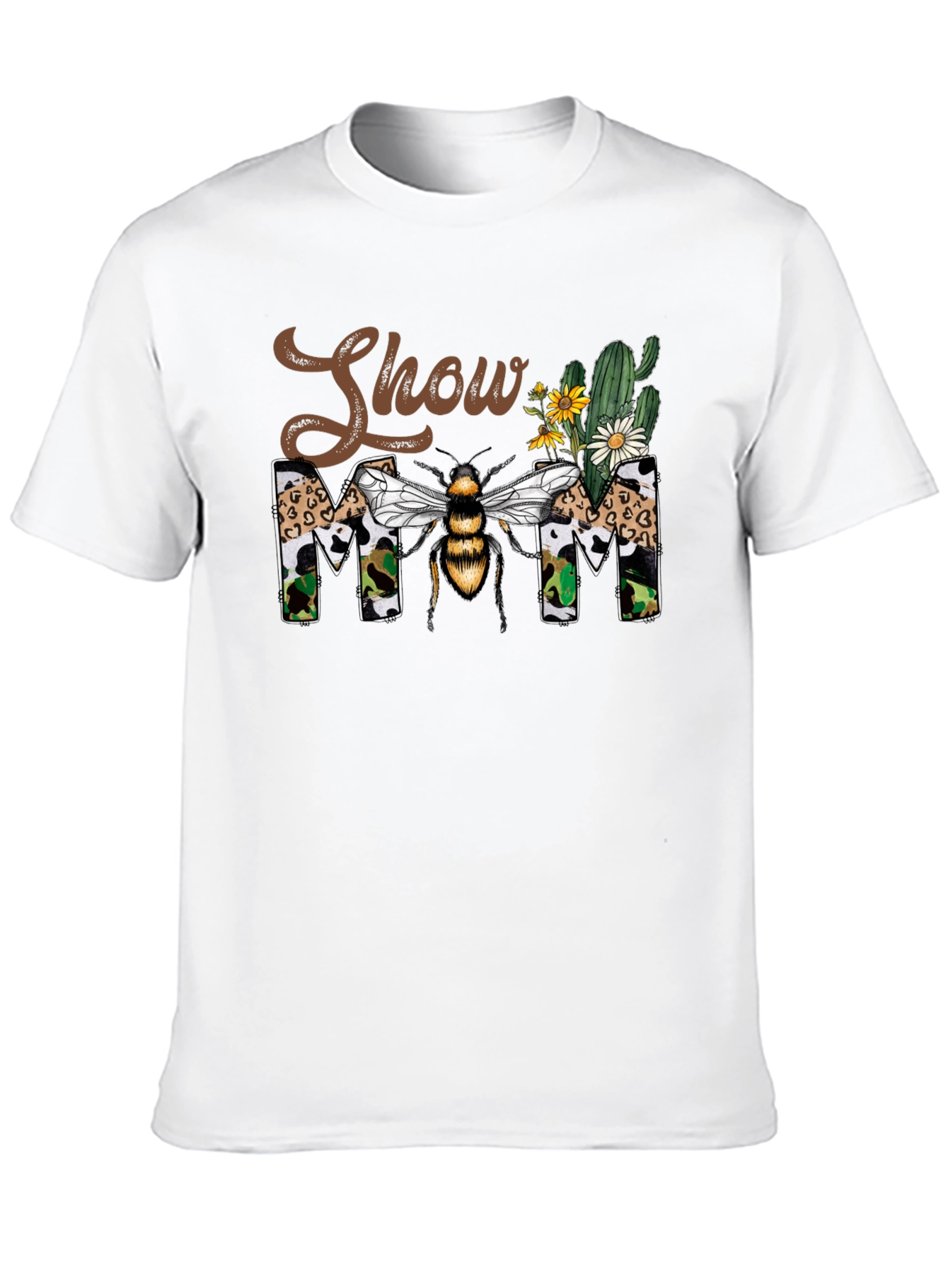 Show Mom Bee Graphic T-Shirt
