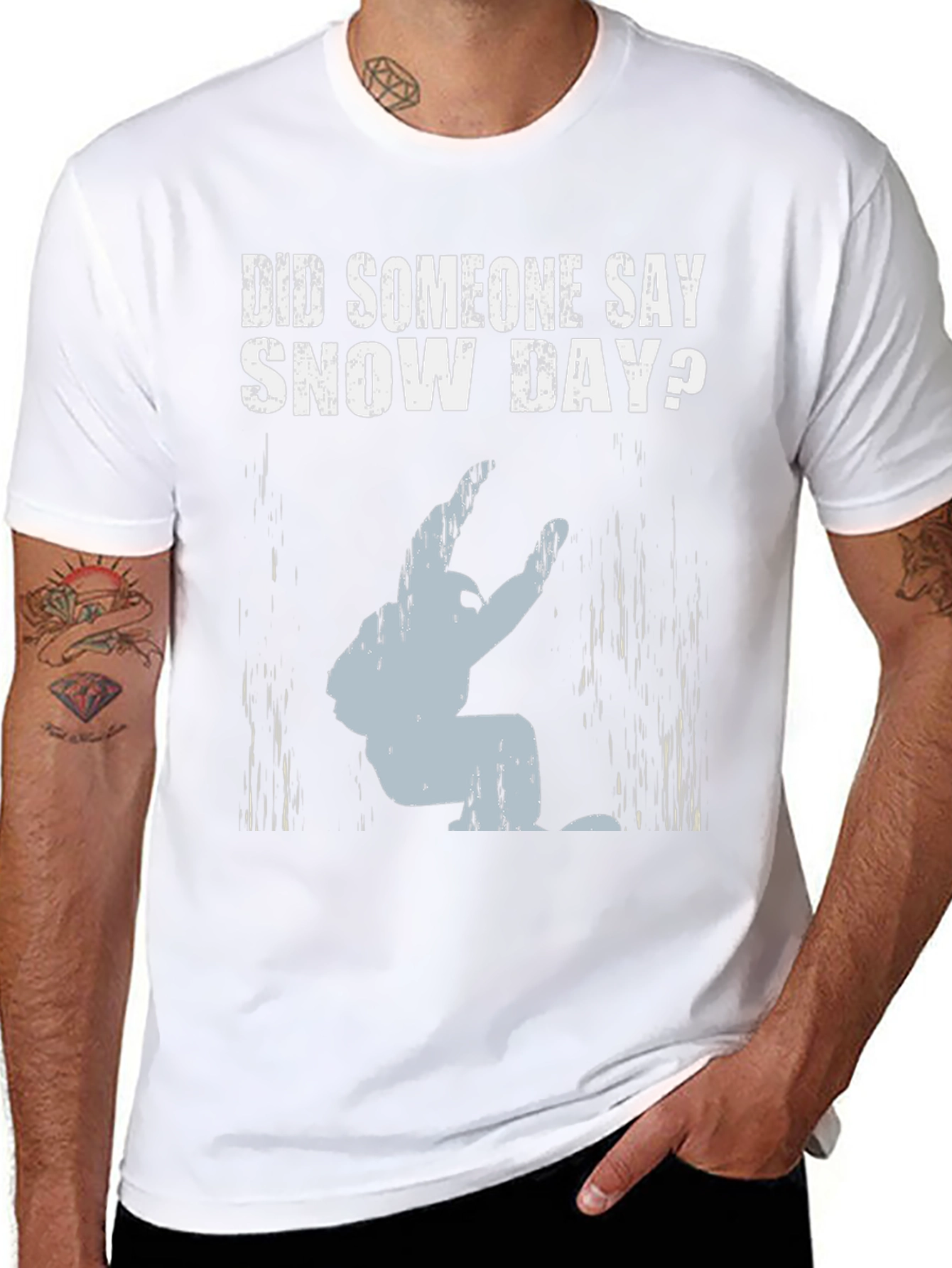 Snow Day Bigfoot T-Shirt