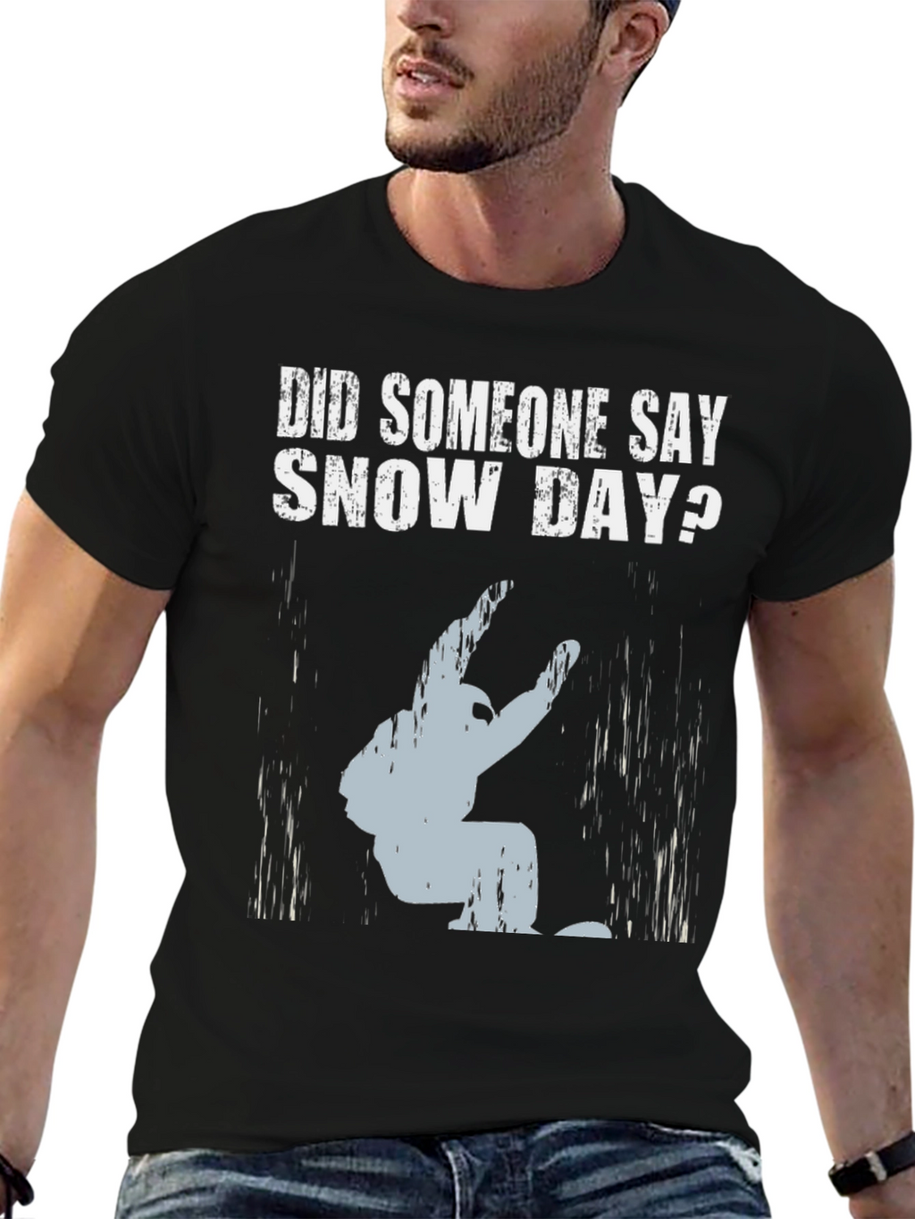 Snow Day Bigfoot T-Shirt