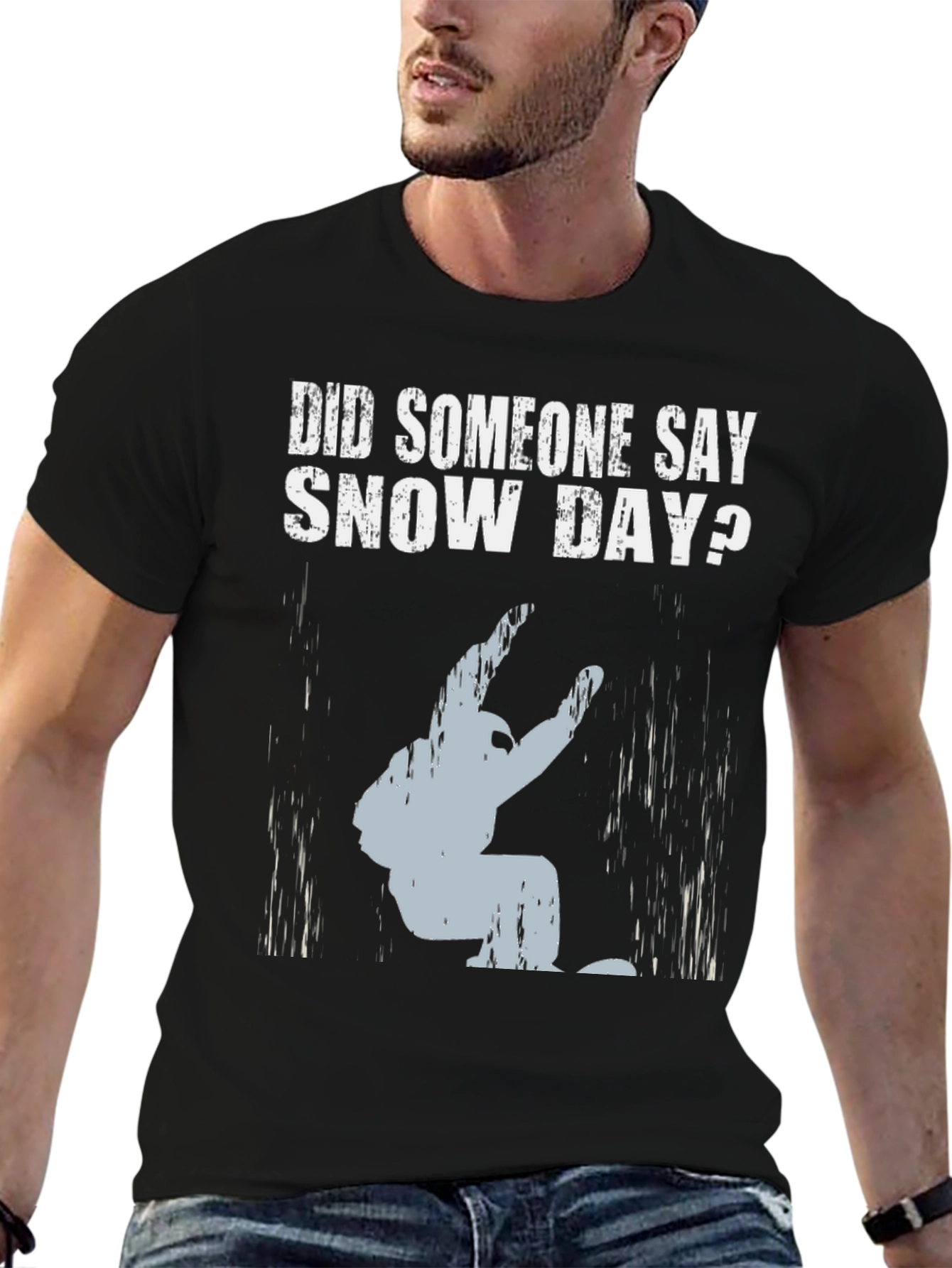 Snow Day Bigfoot T-Shirt