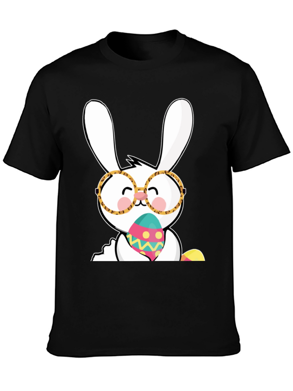 Easter Bunny Shirt with Eggs - Cute Holiday Tee