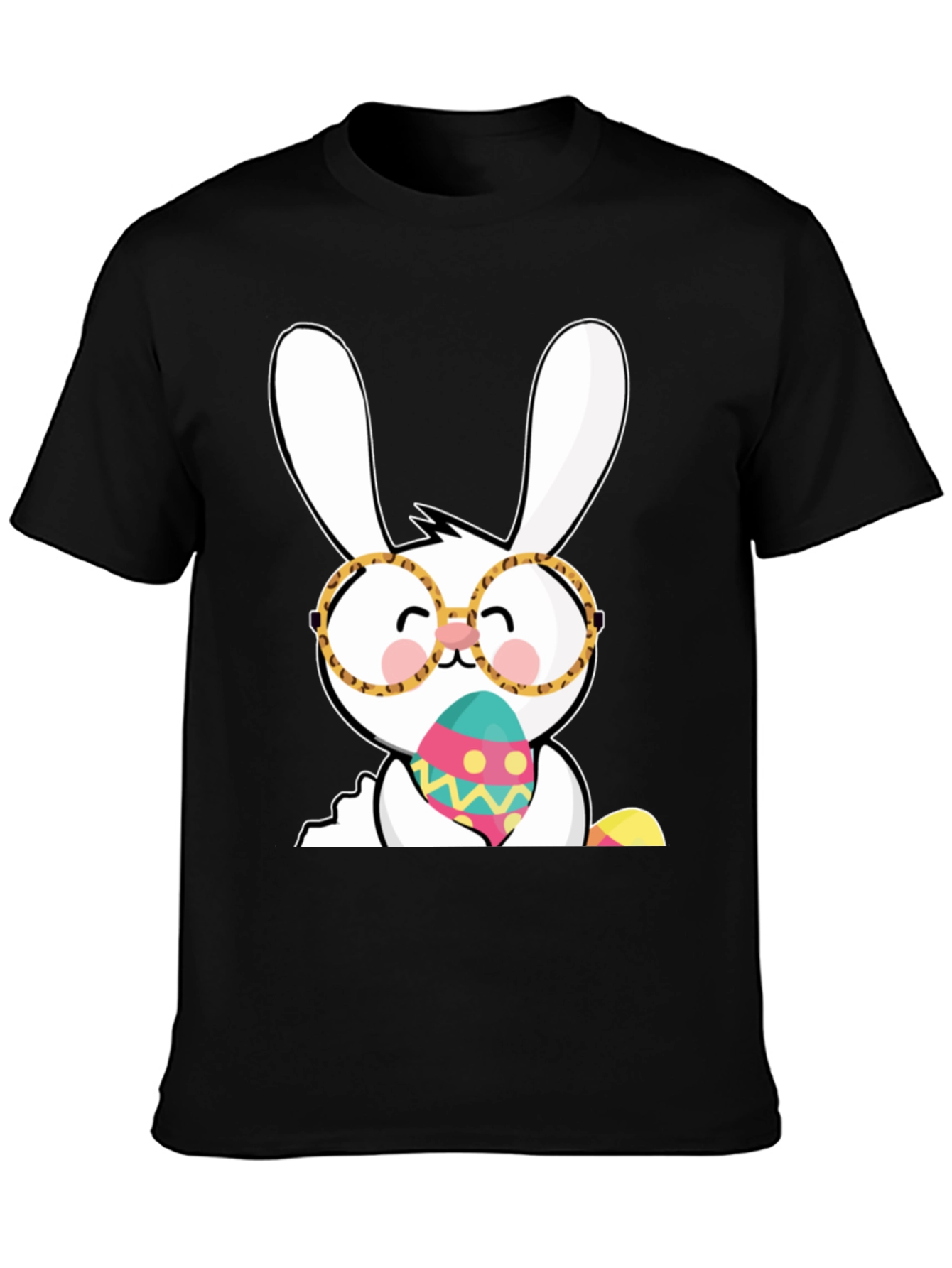 Easter Bunny Shirt with Eggs - Cute Holiday Tee