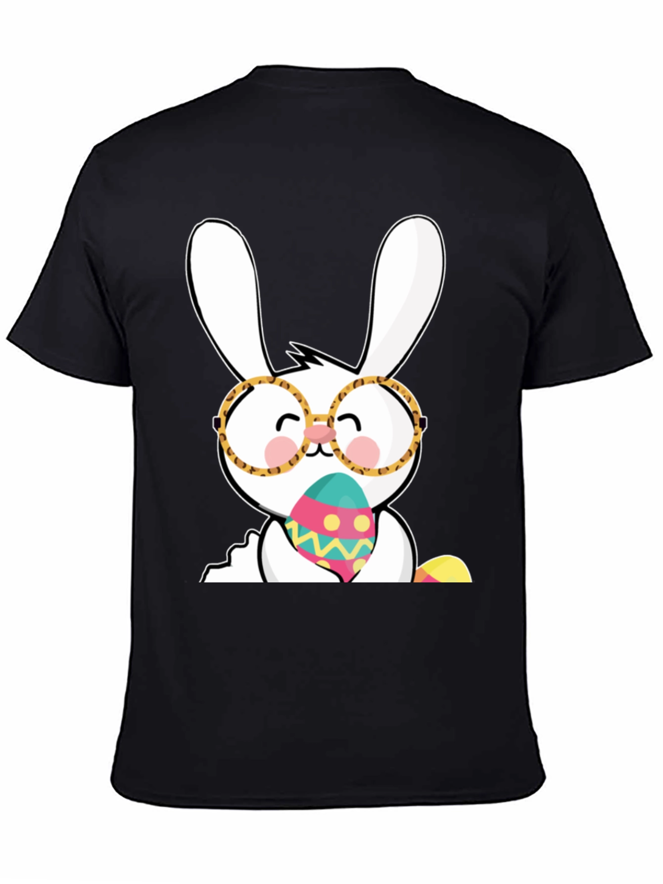 Easter Bunny Shirt with Eggs - Cute Holiday Tee