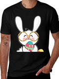 Easter Bunny Shirt with Eggs - Cute Holiday Tee