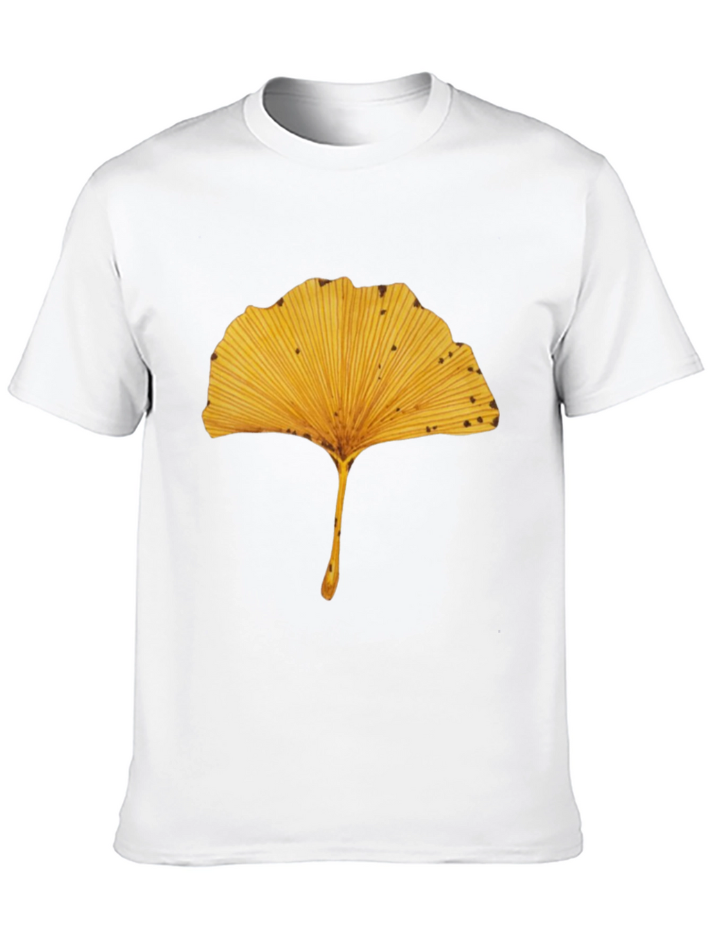 Ginkgo Leaf Black T-Shirt
