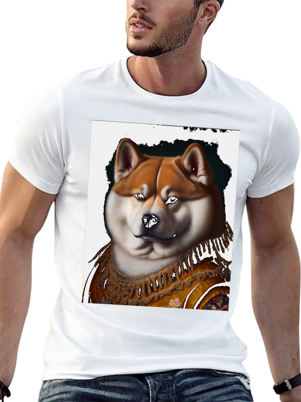 Akita Dog Art T-Shirt