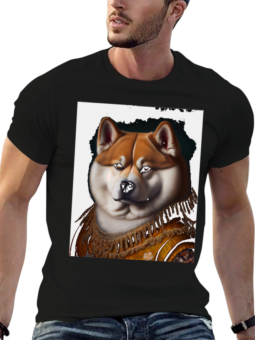 Akita Dog Art T-Shirt