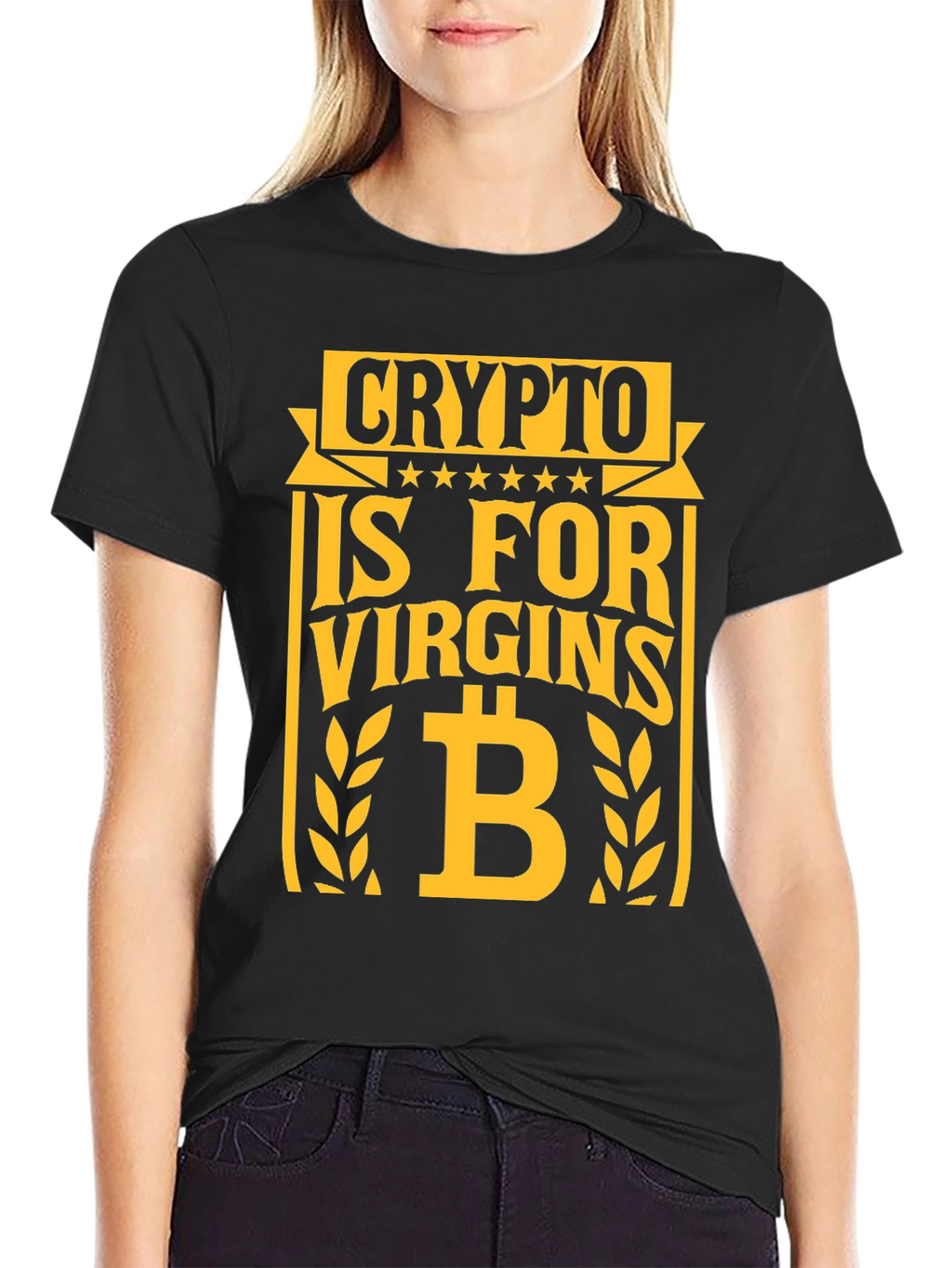 Crypto is for Virgins Graphic T-Shirt