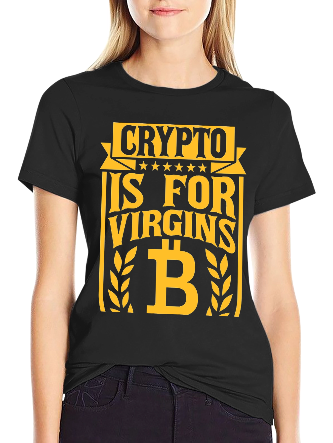 Crypto is for Virgins Graphic T-Shirt