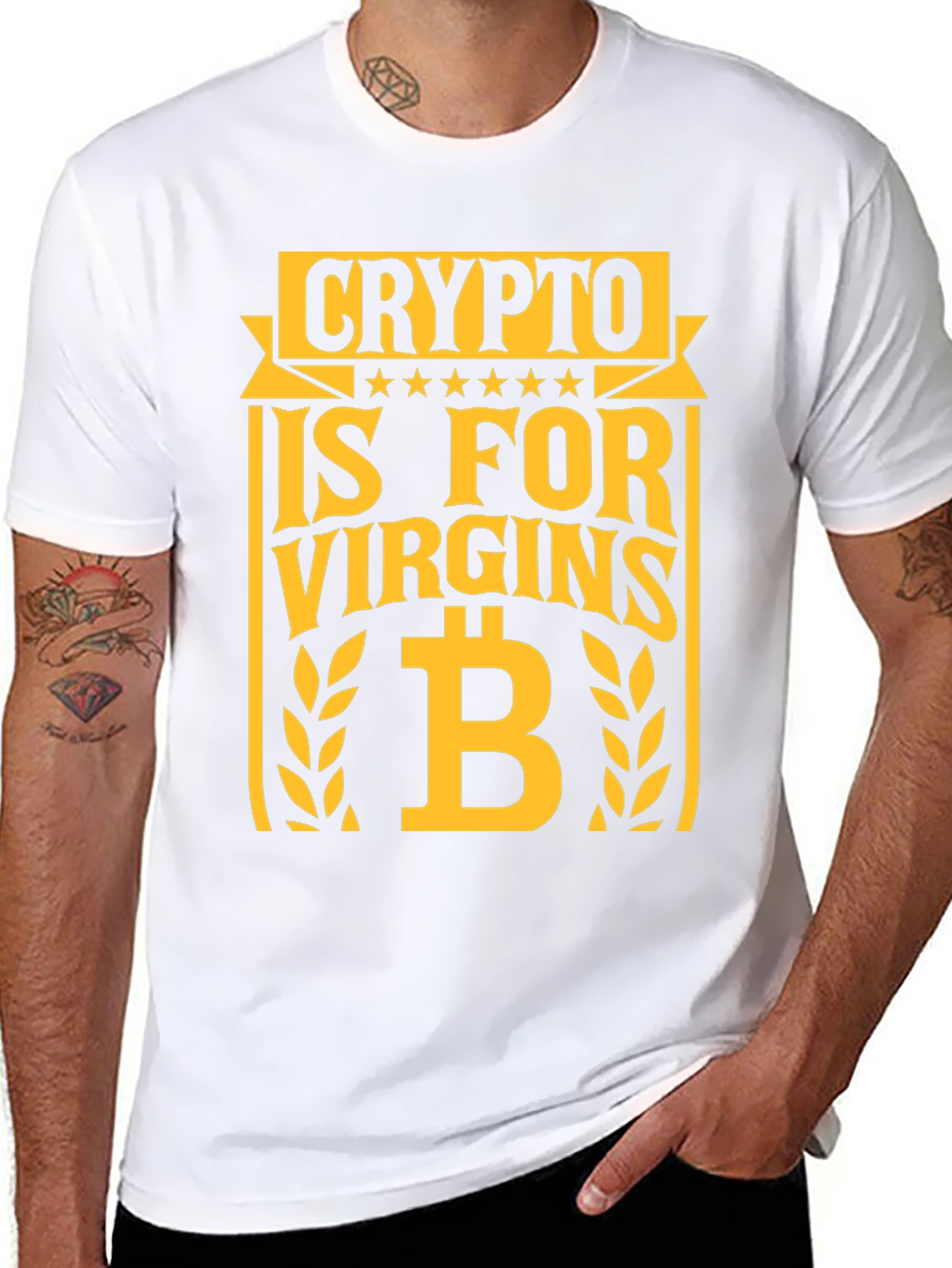 Crypto is for Virgins Graphic T-Shirt