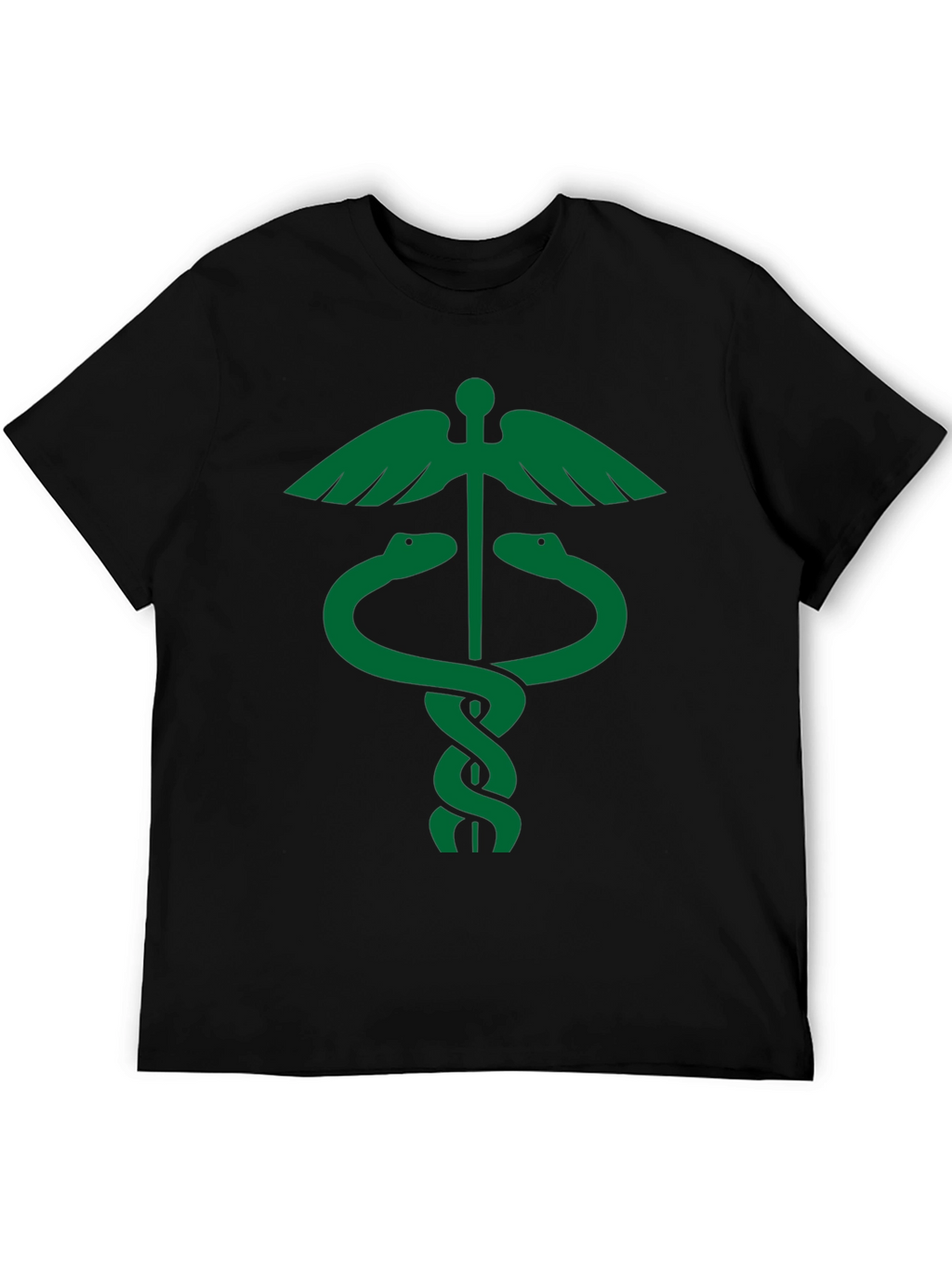 Caduceus Symbol Black T-Shirt