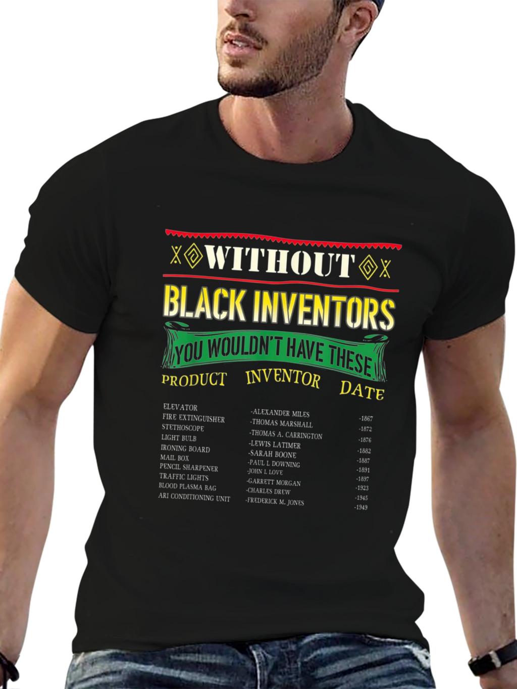 Black Inventors T-Shirt - Historical Contributions