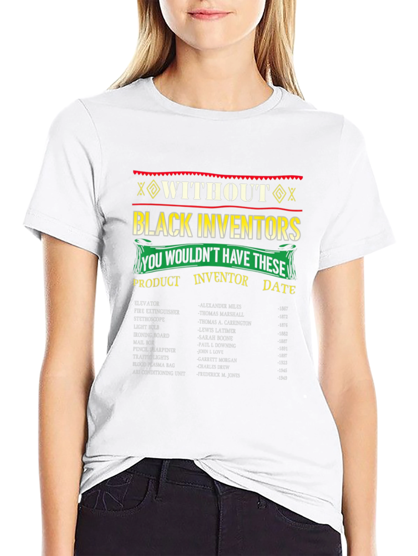 Black Inventors T-Shirt - Historical Contributions