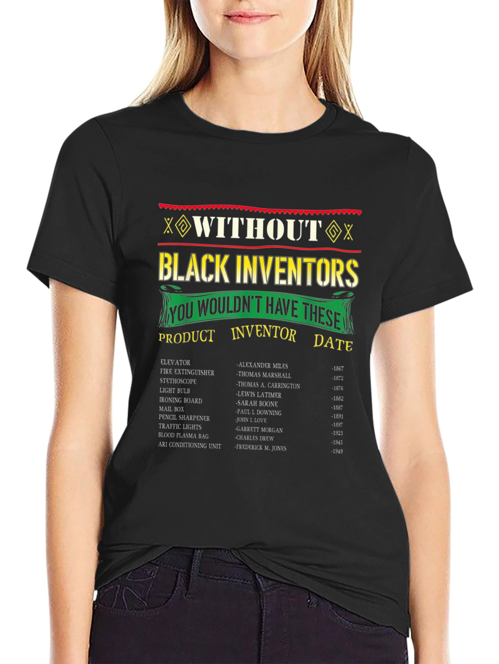 Black Inventors T-Shirt - Historical Contributions