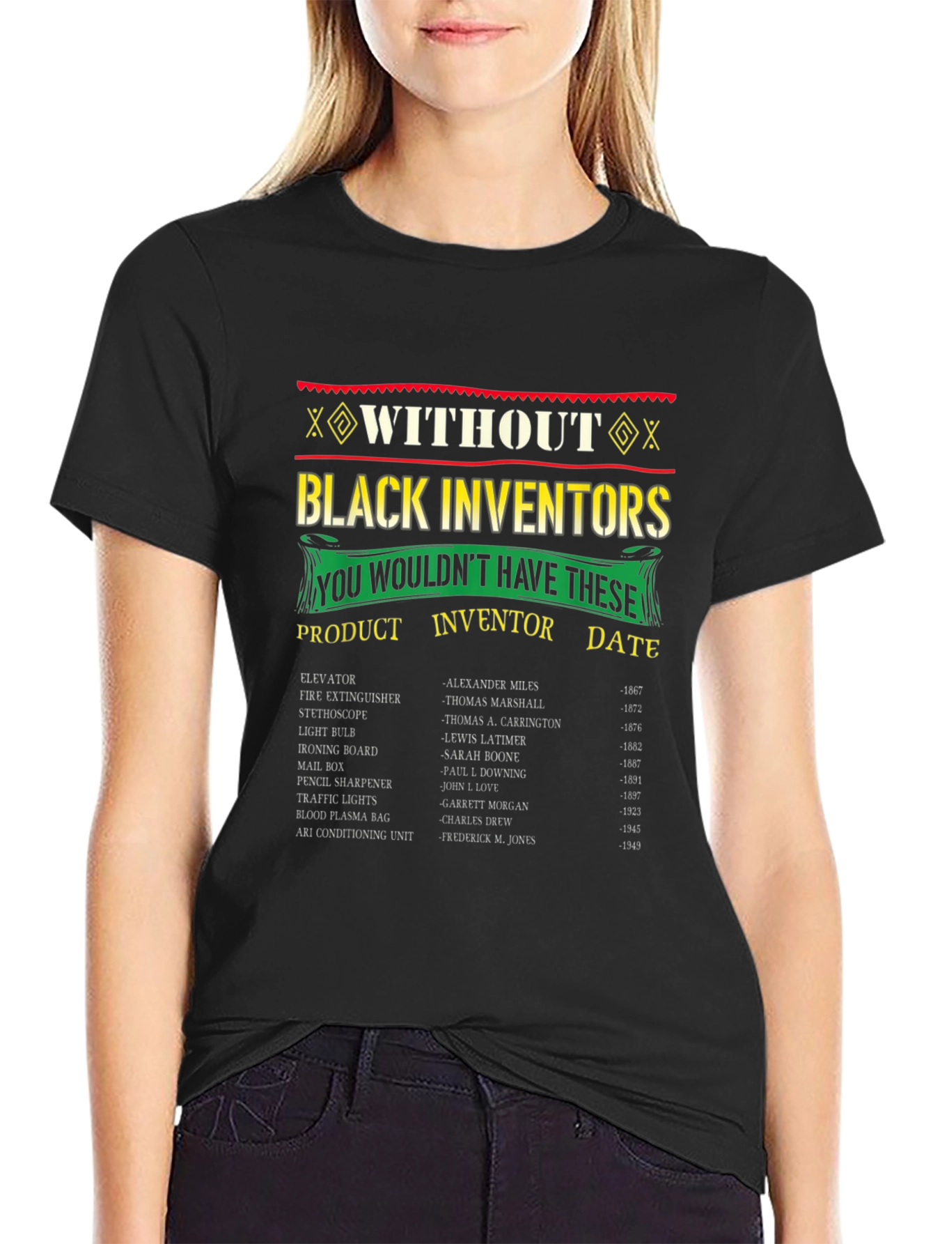 Black Inventors T-Shirt - Historical Contributions