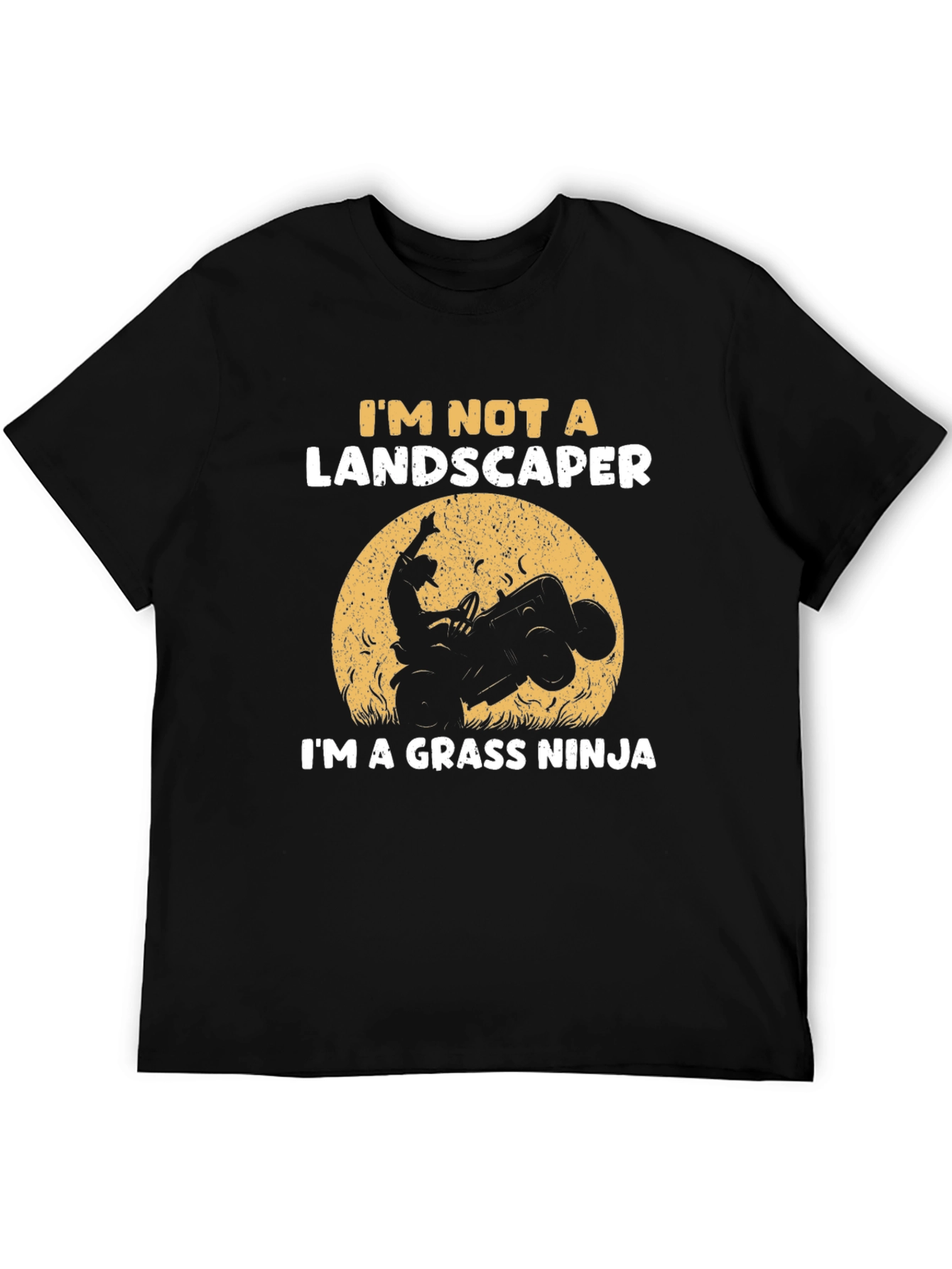 Grass Ninja T-Shirt - Funny Landscaping Tee