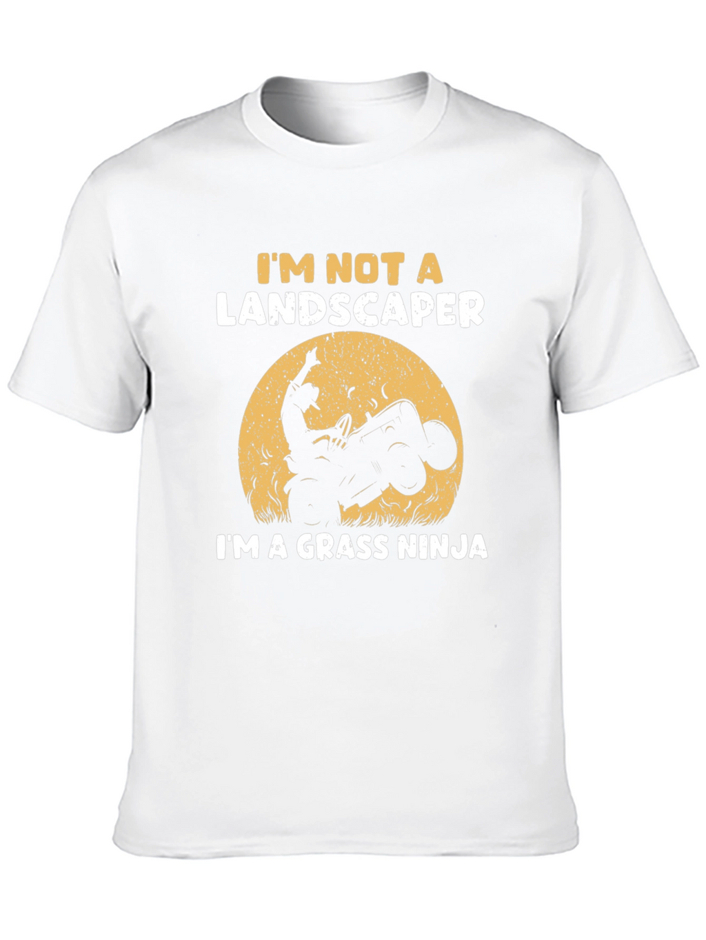 Grass Ninja T-Shirt - Funny Landscaping Tee