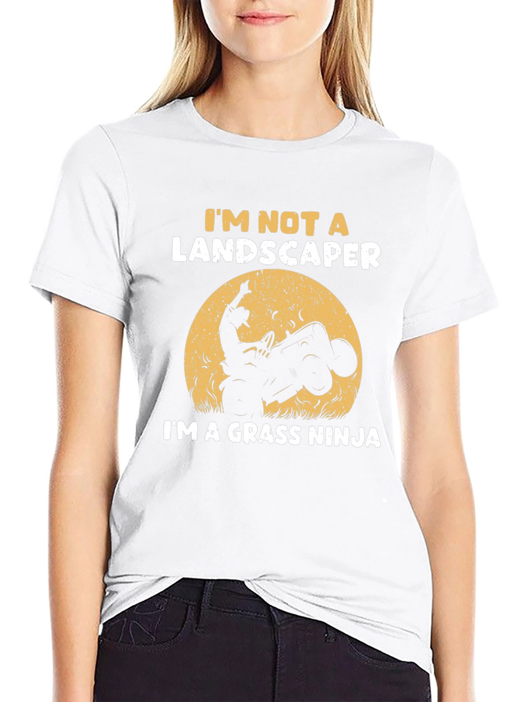 Grass Ninja T-Shirt - Funny Landscaping Tee