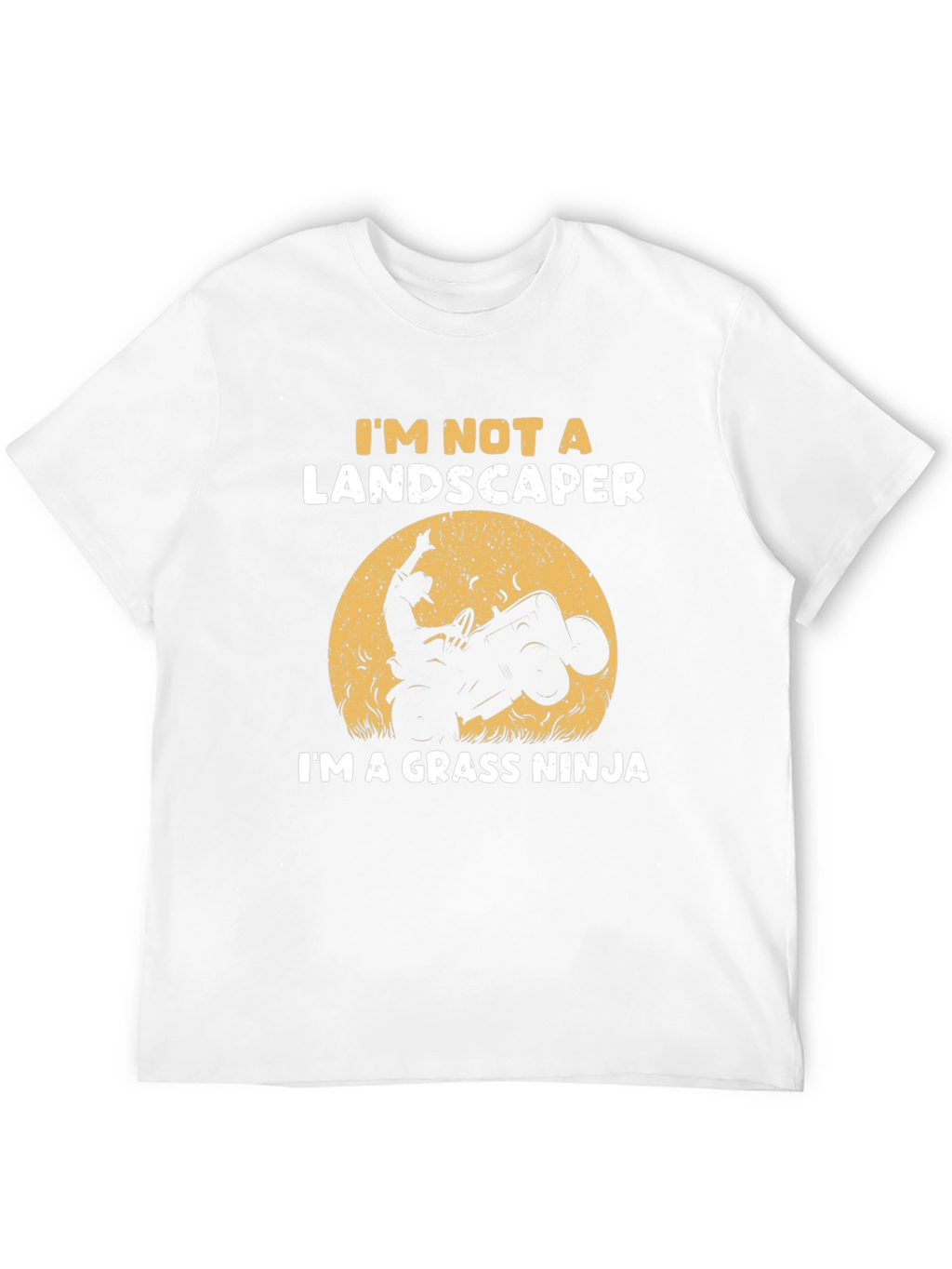 Grass Ninja T-Shirt - Funny Landscaping Tee