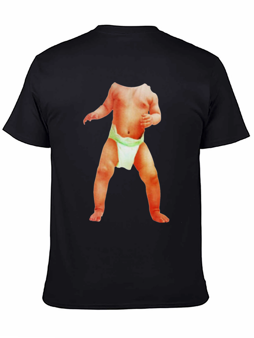 Funny Baby Body T-Shirt - Black