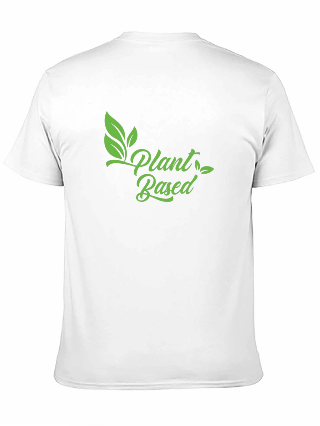 Plant Based Vegan T-Shirt - Green Print