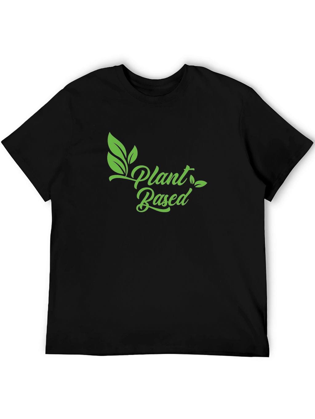 Plant Based Vegan T-Shirt - Green Print