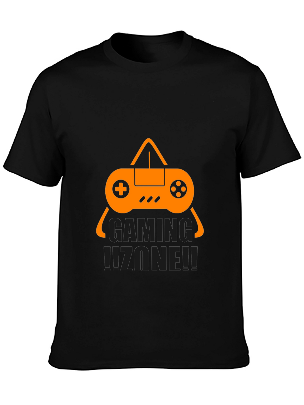 Gaming Zone Black T-Shirt - Gamer Style!
