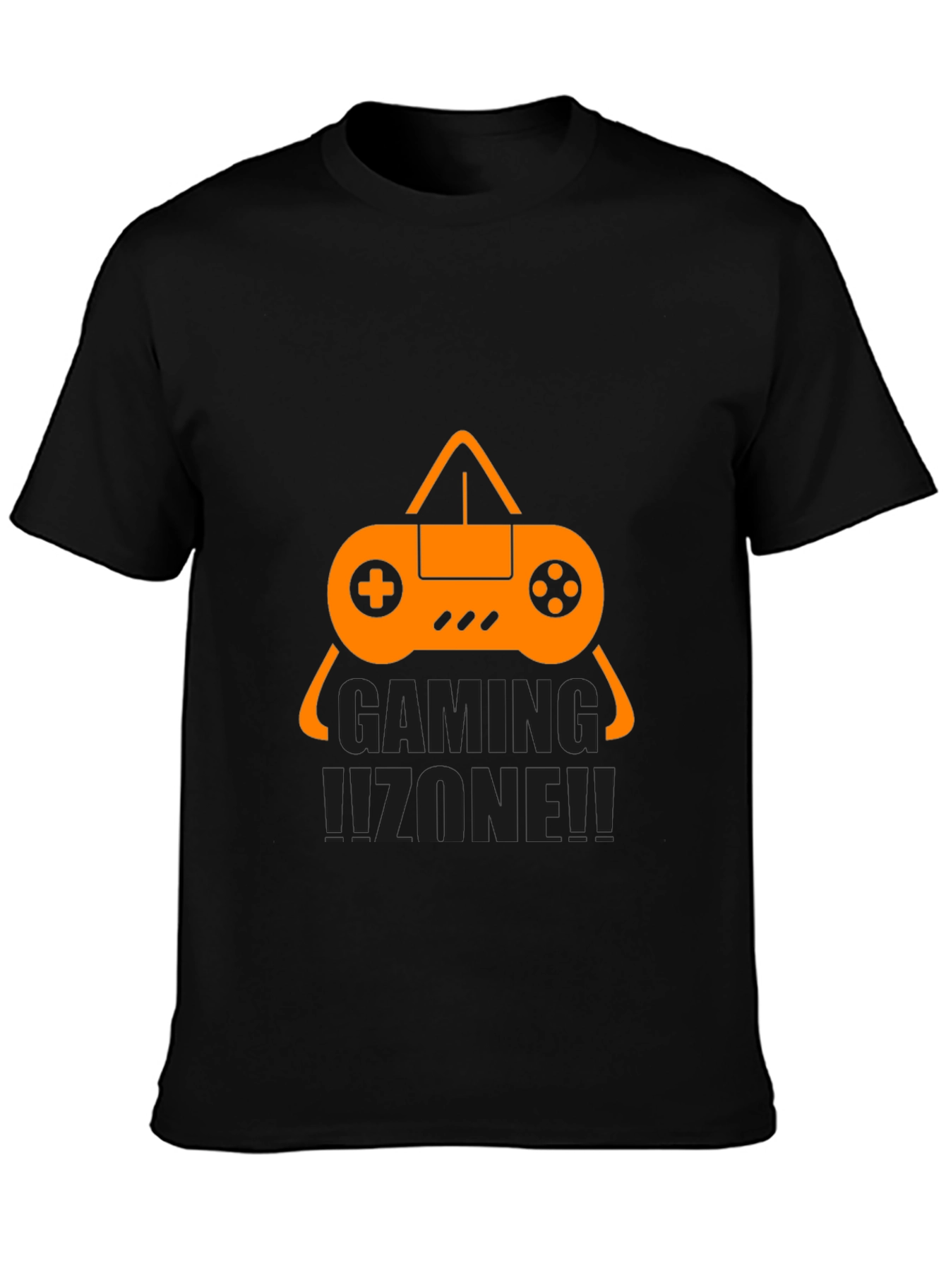 Gaming Zone Black T-Shirt - Gamer Style!