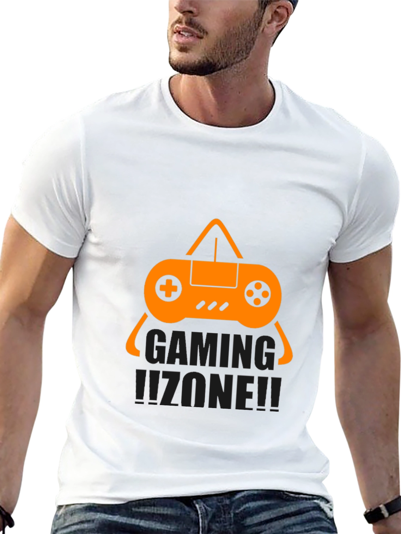 Gaming Zone Black T-Shirt - Gamer Style!