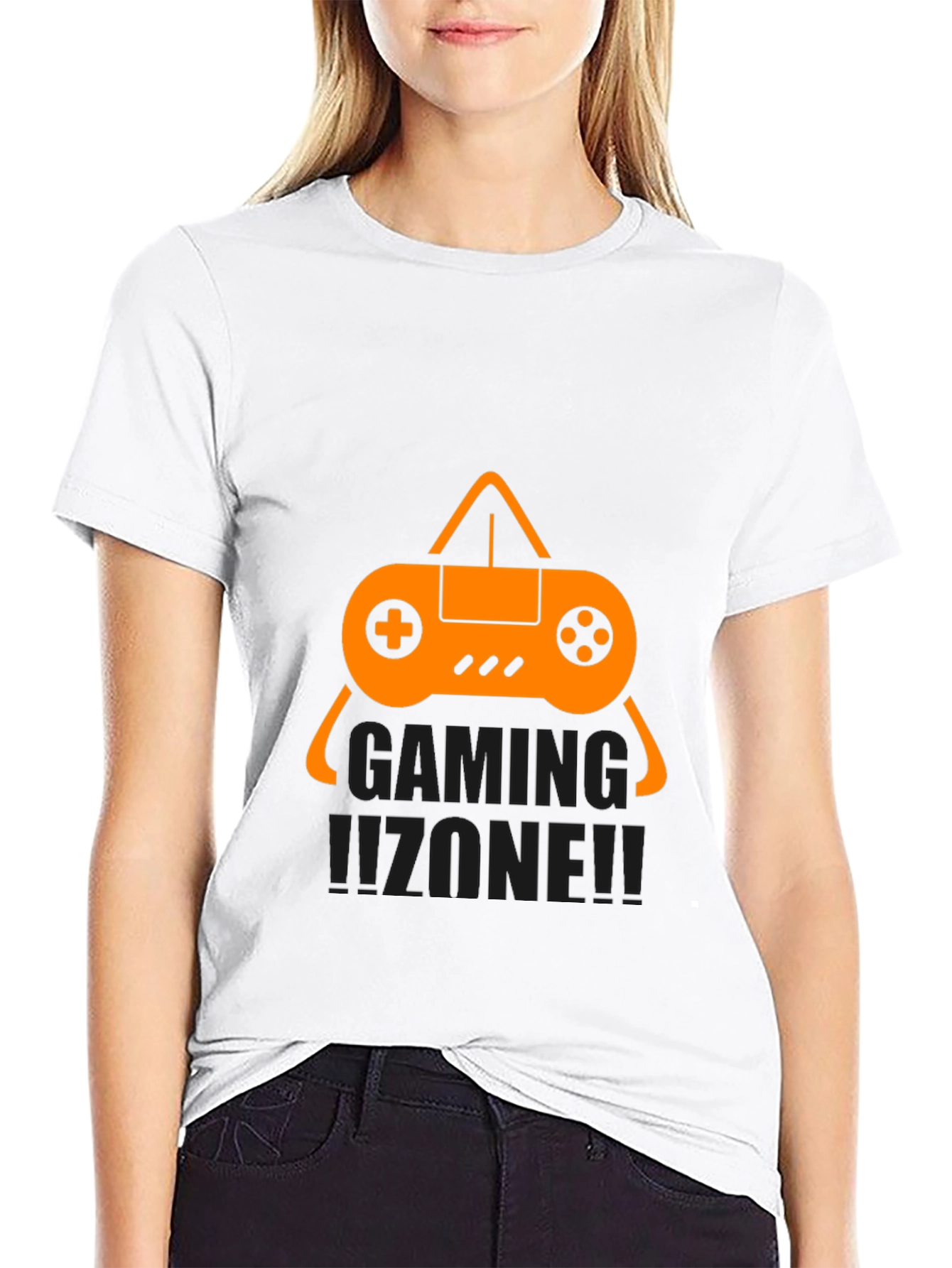 Gaming Zone Black T-Shirt - Gamer Style!
