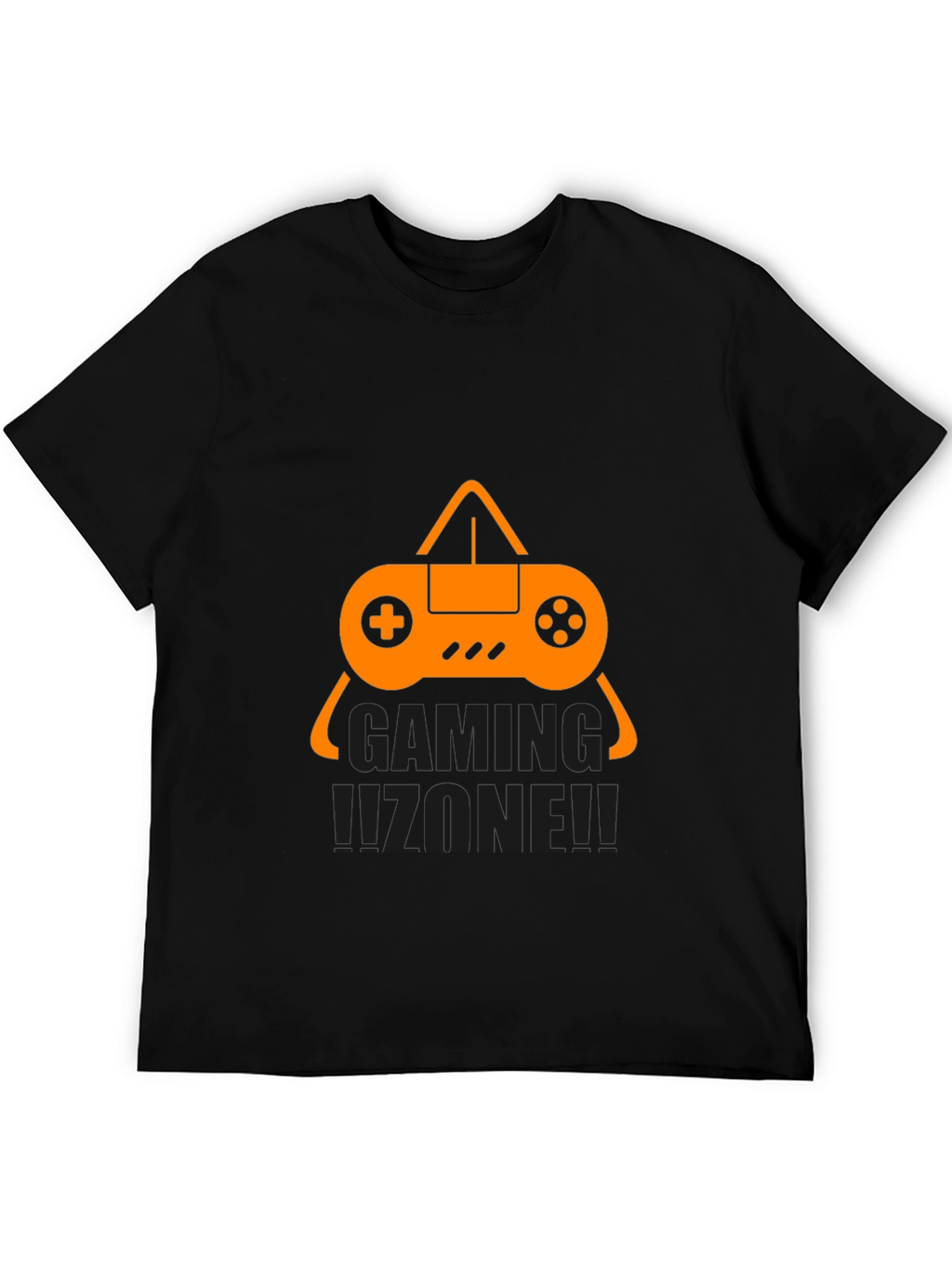 Gaming Zone Black T-Shirt - Gamer Style!