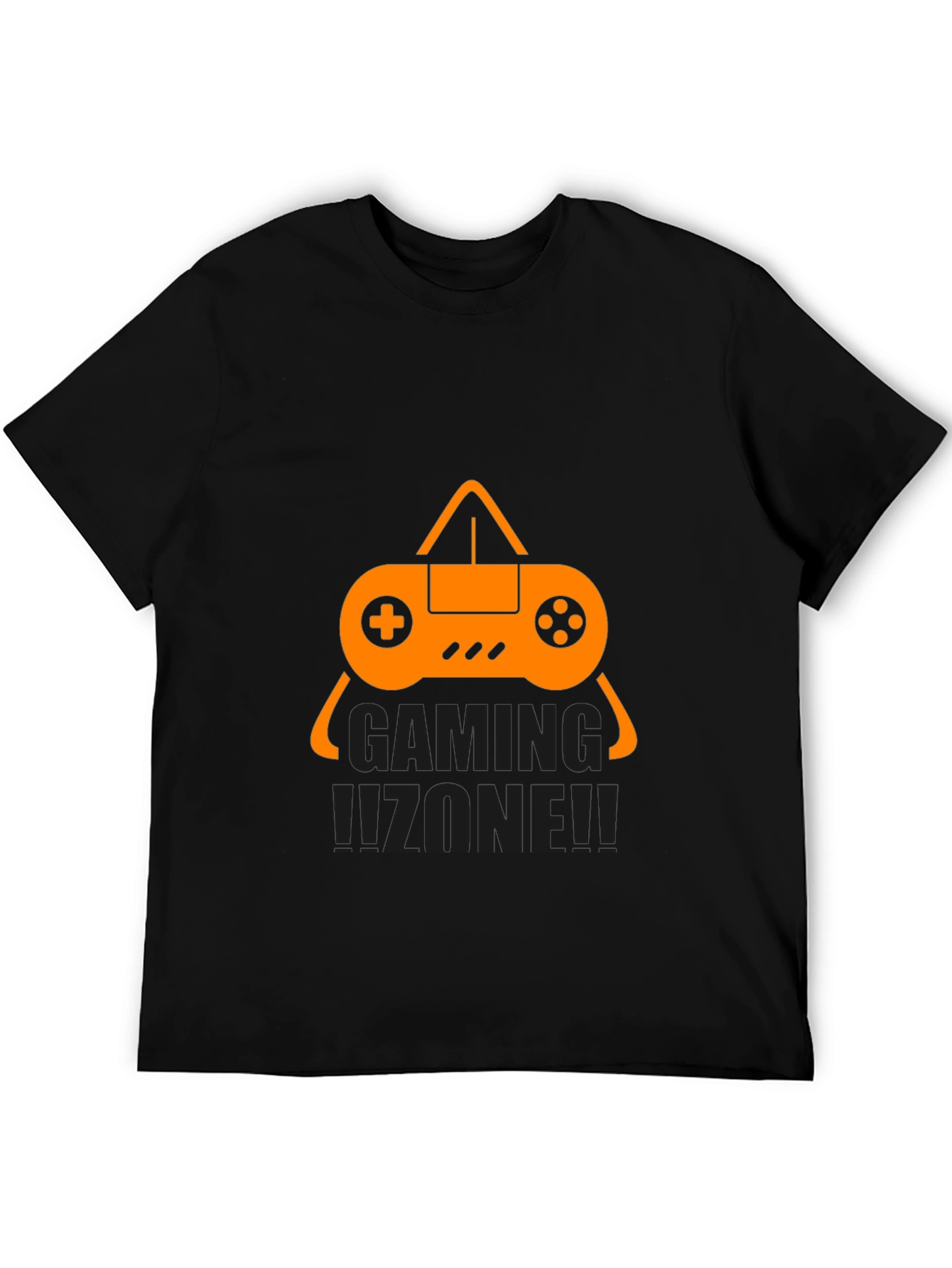 Gaming Zone Black T-Shirt - Gamer Style!