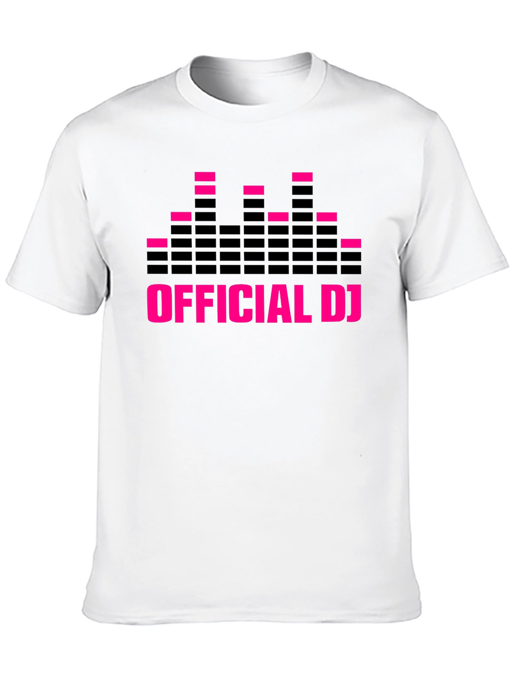 Official DJ Graphic Print Black T-Shirt