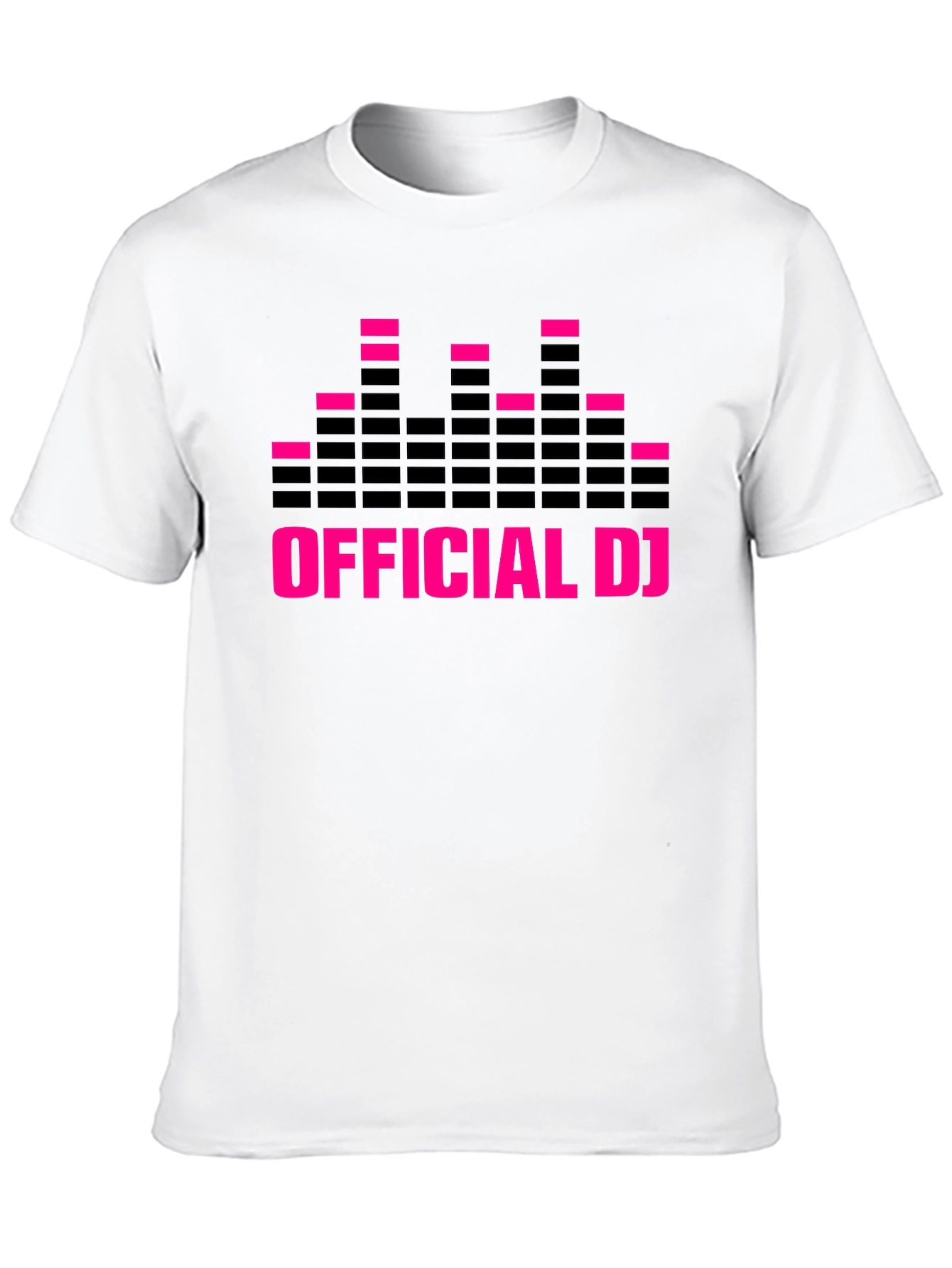 Official DJ Graphic Print Black T-Shirt